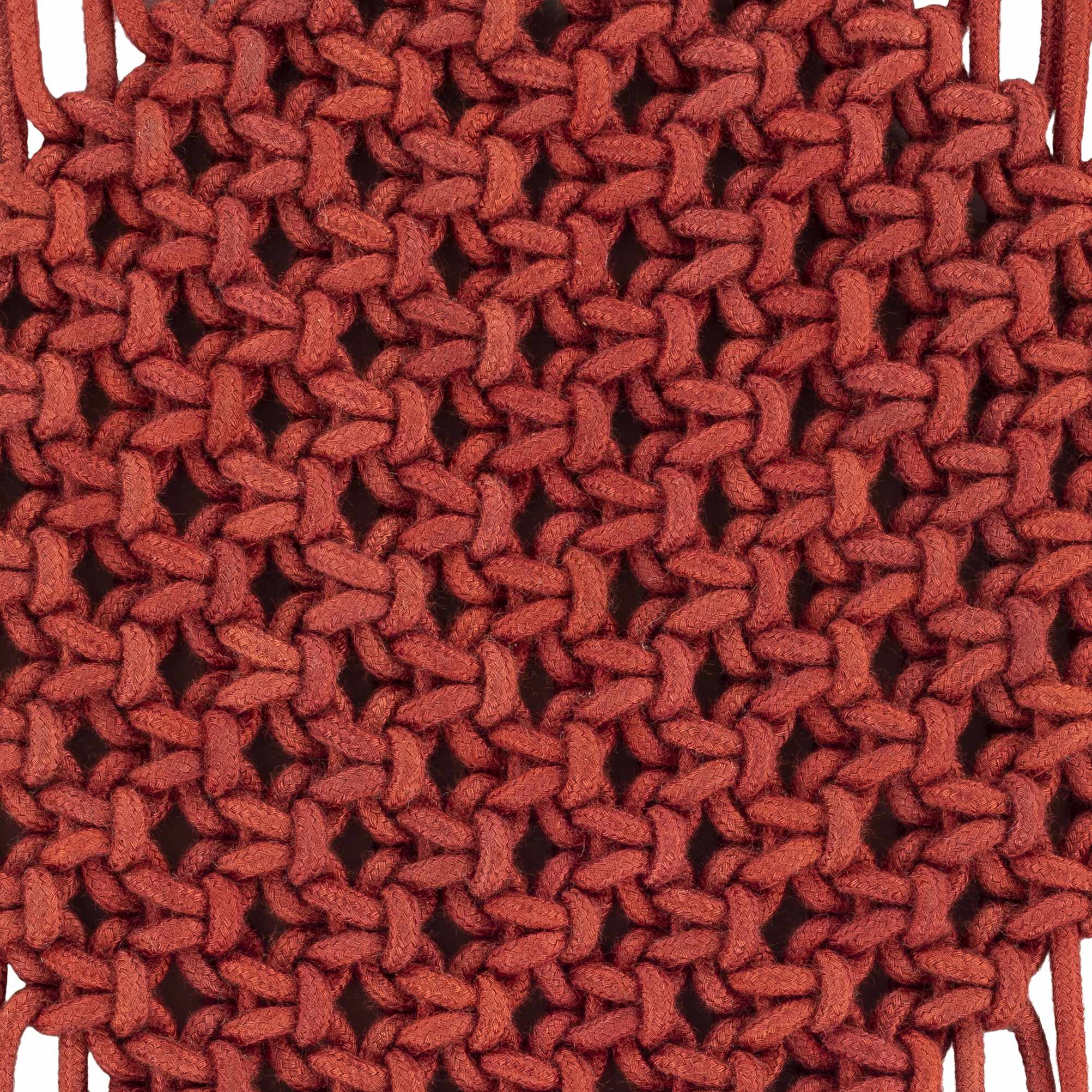 Columbio Rust Macramé Wall Hanging Decor - Image 3