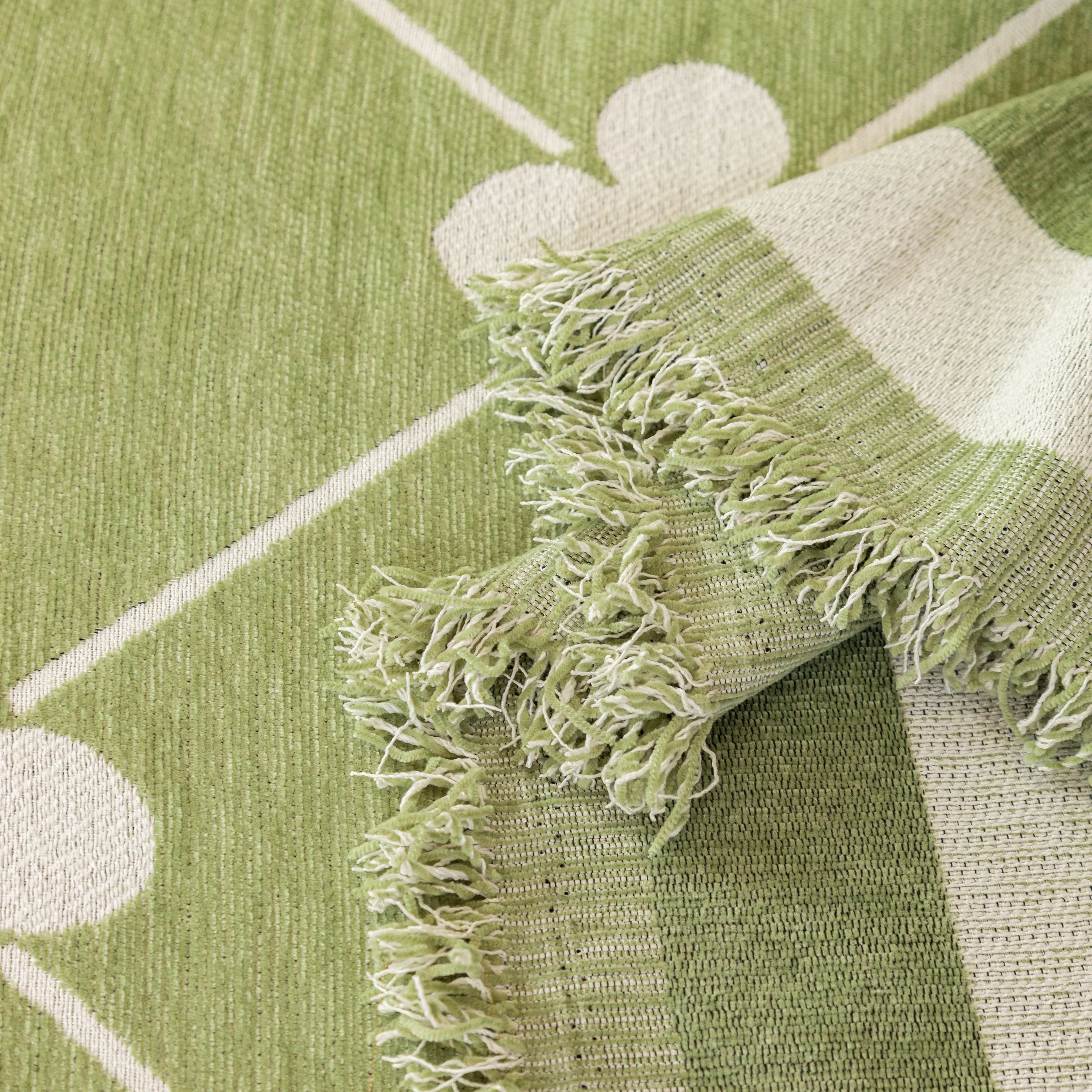 Comfy Four-Leaf Clover Hope Faith Love Luck Blanket for Couch, Chenille Scratch Proof Sofa Blanket Covers - Image 16