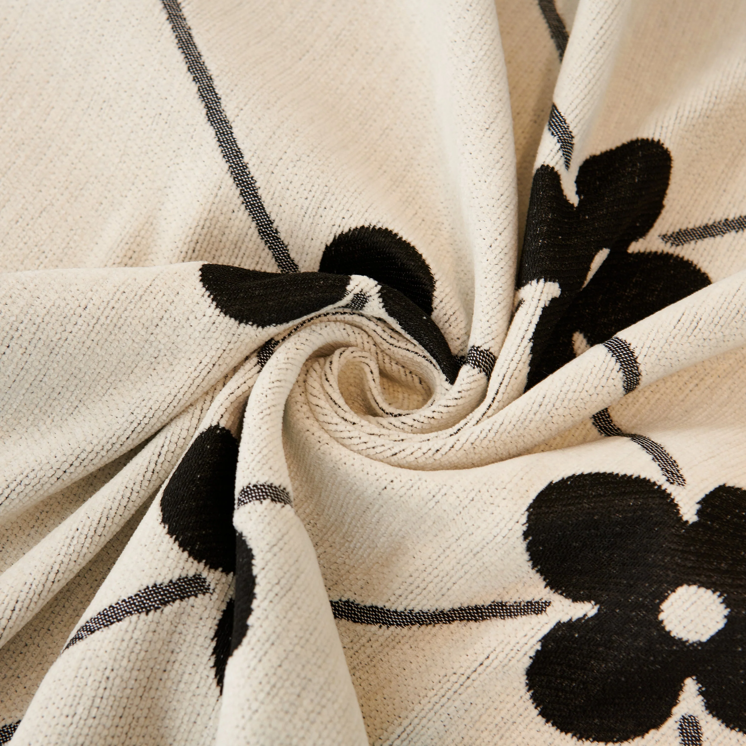 Comfy Four-Leaf Clover Hope Faith Love Luck Blanket for Couch, Chenille Scratch Proof Sofa Blanket Covers - Image 2