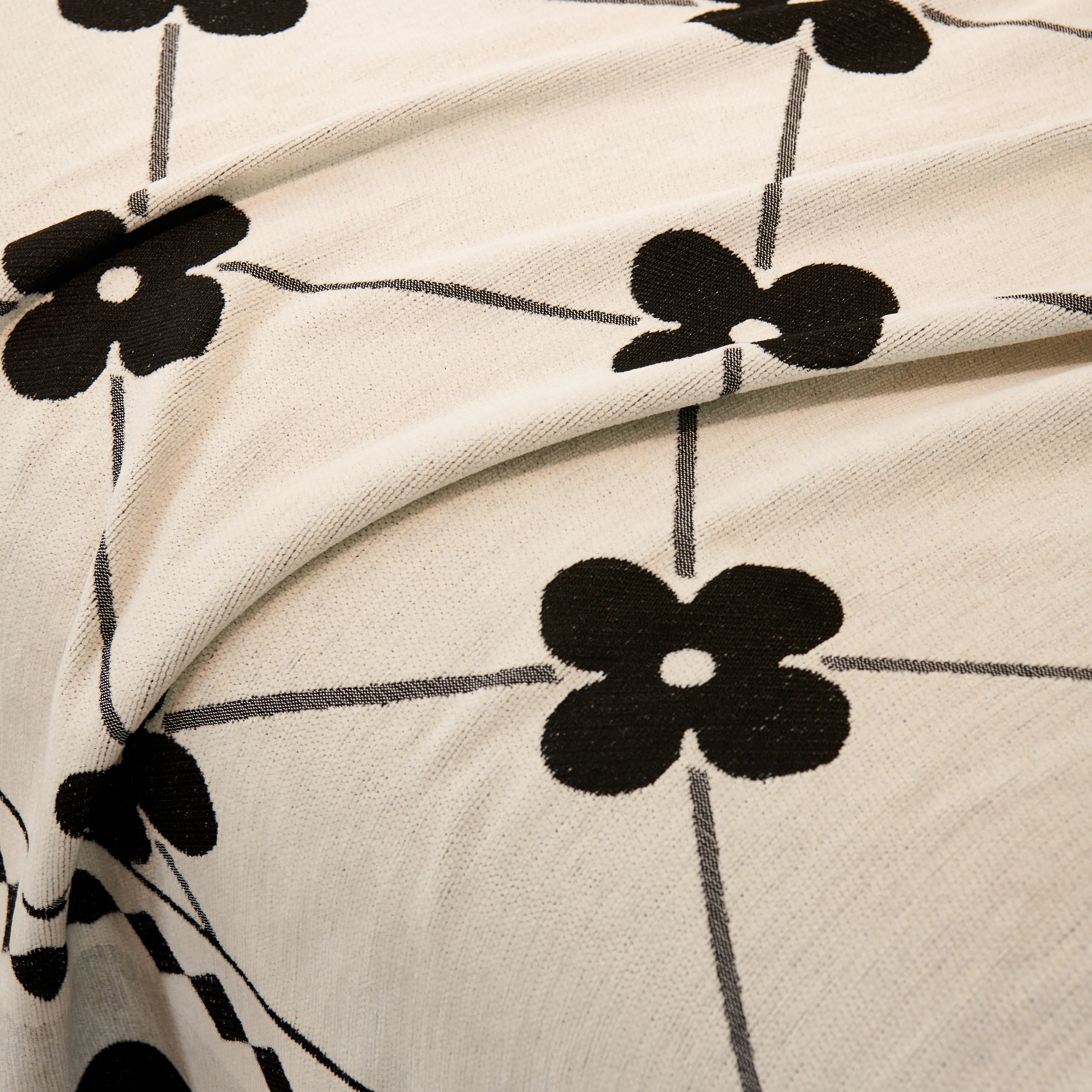Comfy Four-Leaf Clover Hope Faith Love Luck Blanket for Couch, Chenille Scratch Proof Sofa Blanket Covers - Image 5