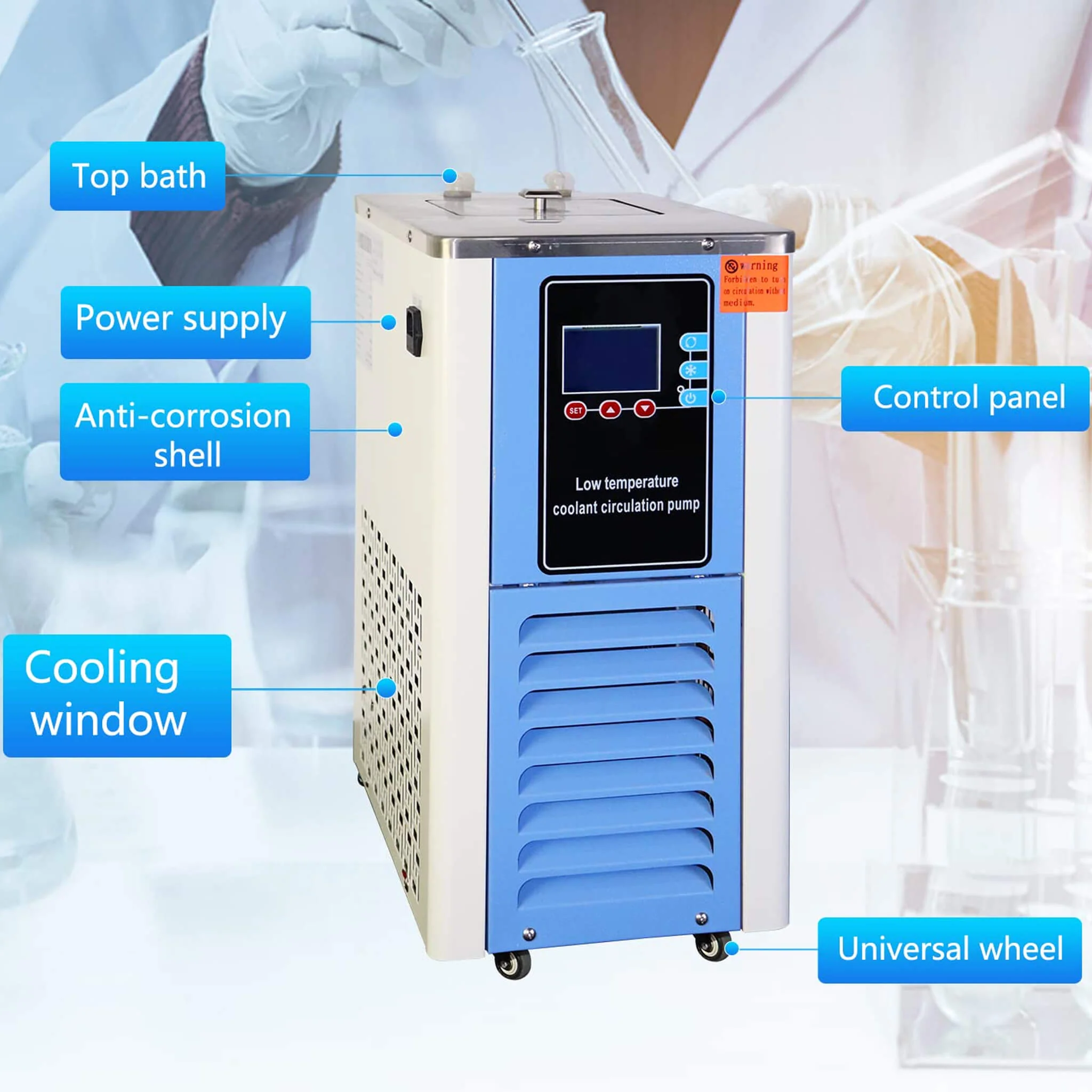 Commercial 110V Low Temperature Laboratory Cooling Chiller Liquid Circulating Pump (SAK45281) - Image 10
