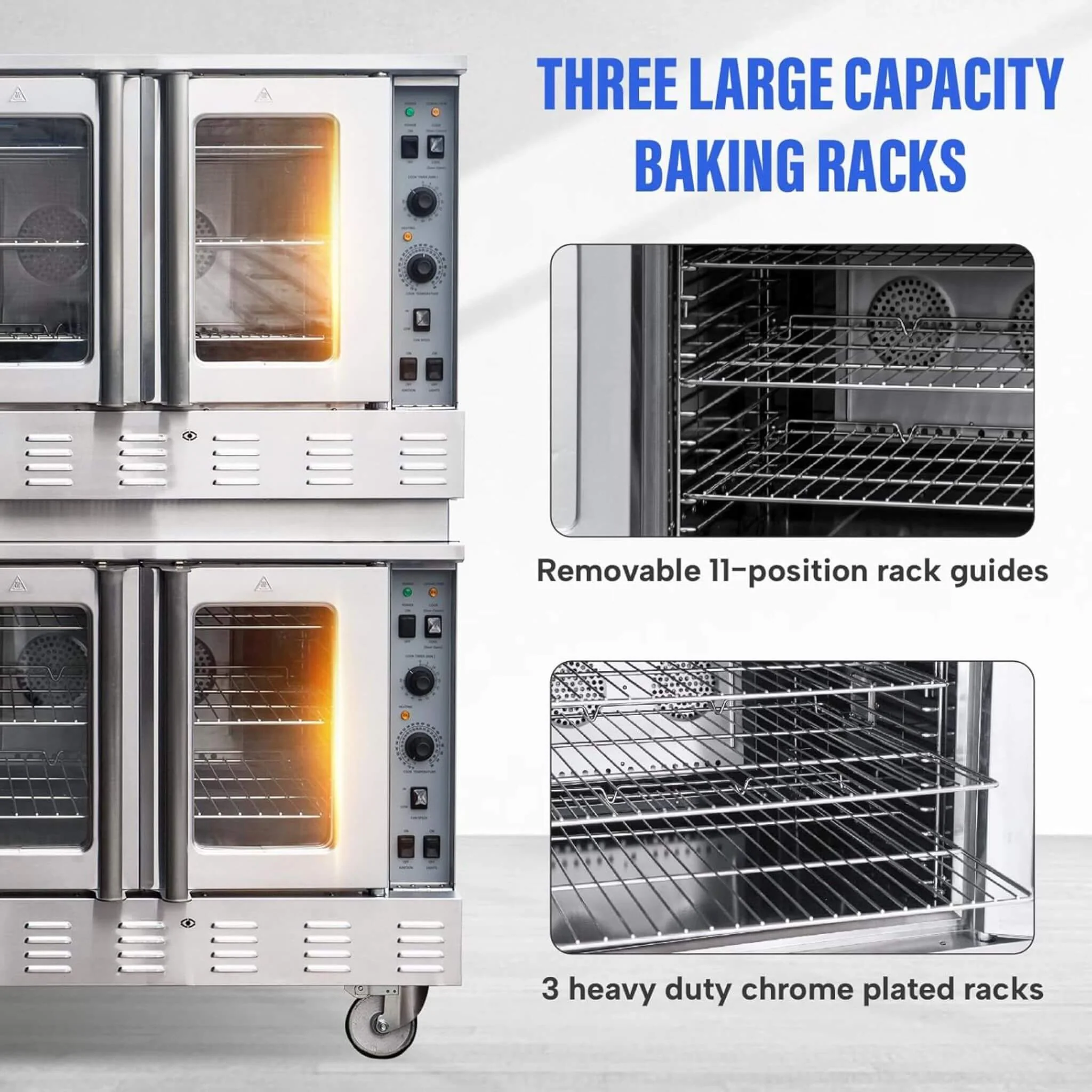 Commercial Double-Stack 160K BTU 2-Burner Stainless Steel Gas Stock Pot Range (SAK18763) - Image 5