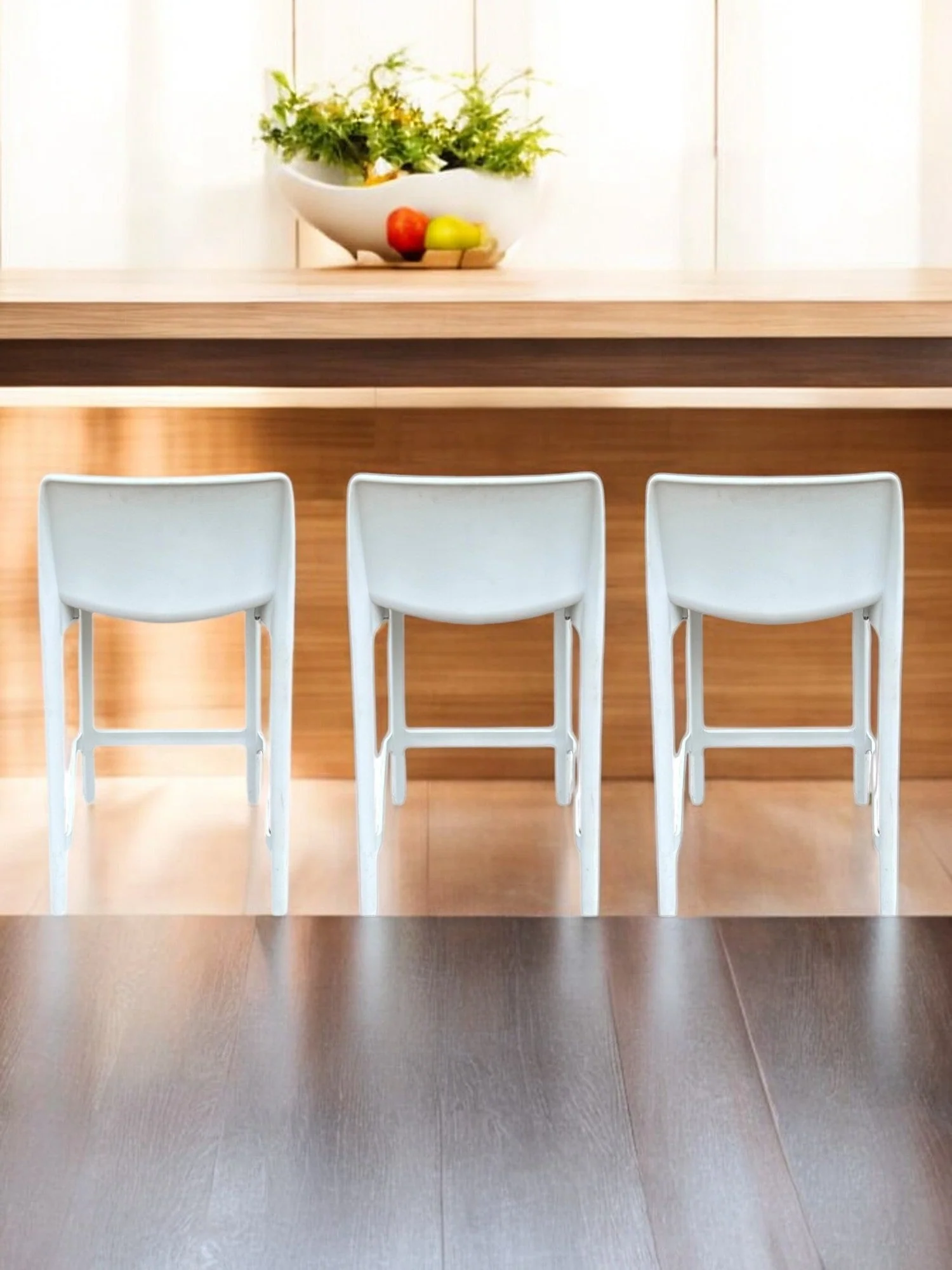 Commercial Grade 26" Counter Stool: Set of 4 - Plain - Image 4