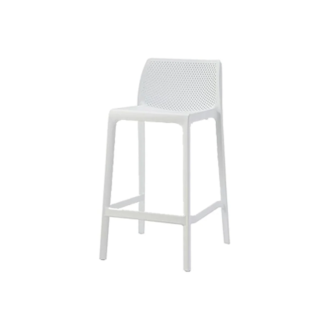 Commercial Grade 29" Outdoor Bar Stool - Set of 4: Netted - Image 10