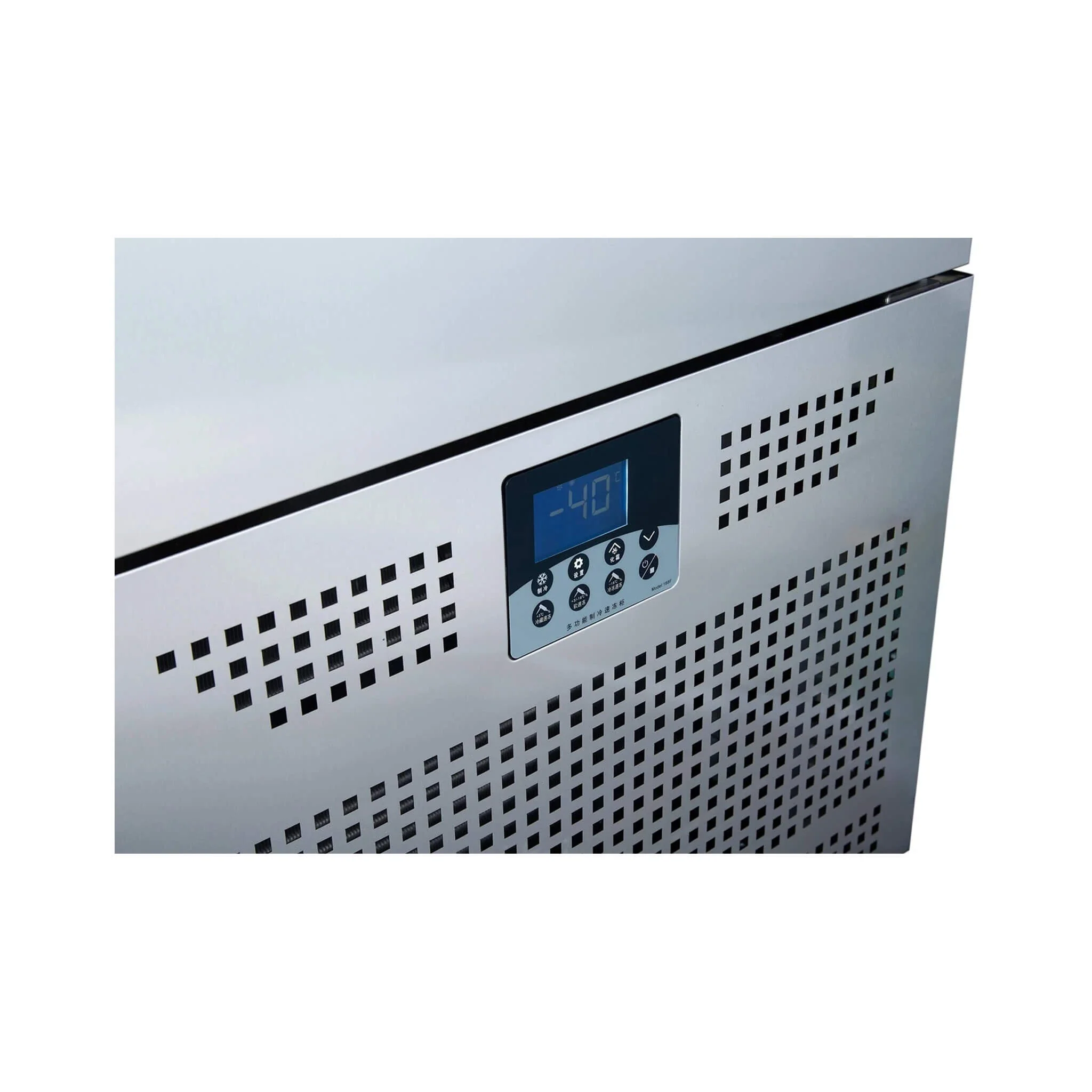 Commercial Heavy-Duty 15-Tray Blast Chiller Freezer Cabinet With Trolley Cart (SAK57249) - Image 7