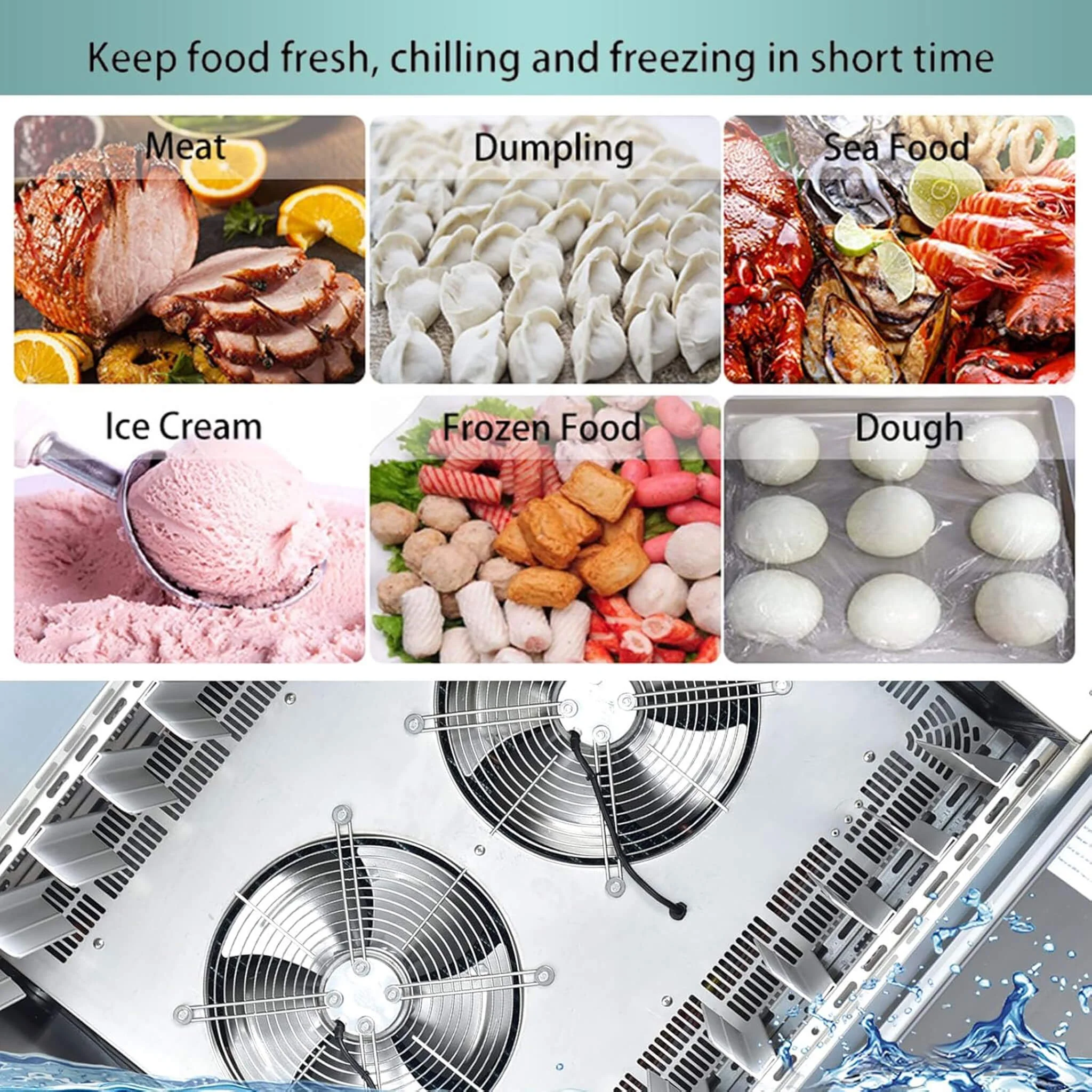 Commercial Heavy-Duty Extra-Low Temperature Blast Chiller Freezer (SAK46083) - Image 2