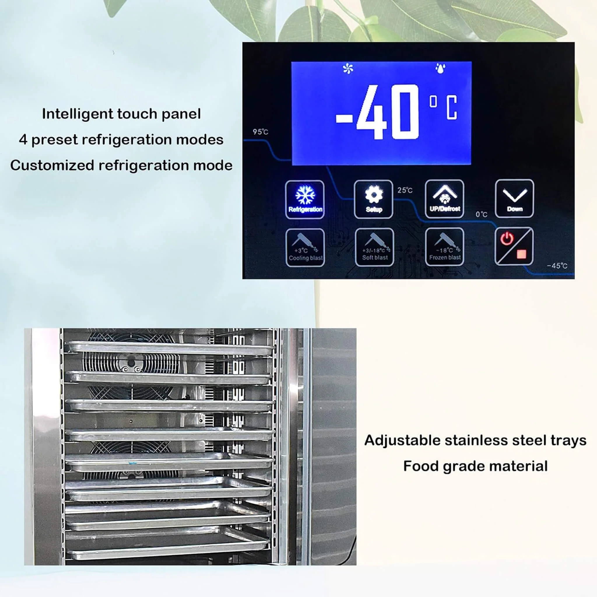 Commercial Heavy-Duty Extra-Low Temperature Blast Chiller Freezer (SAK46083) - Image 6
