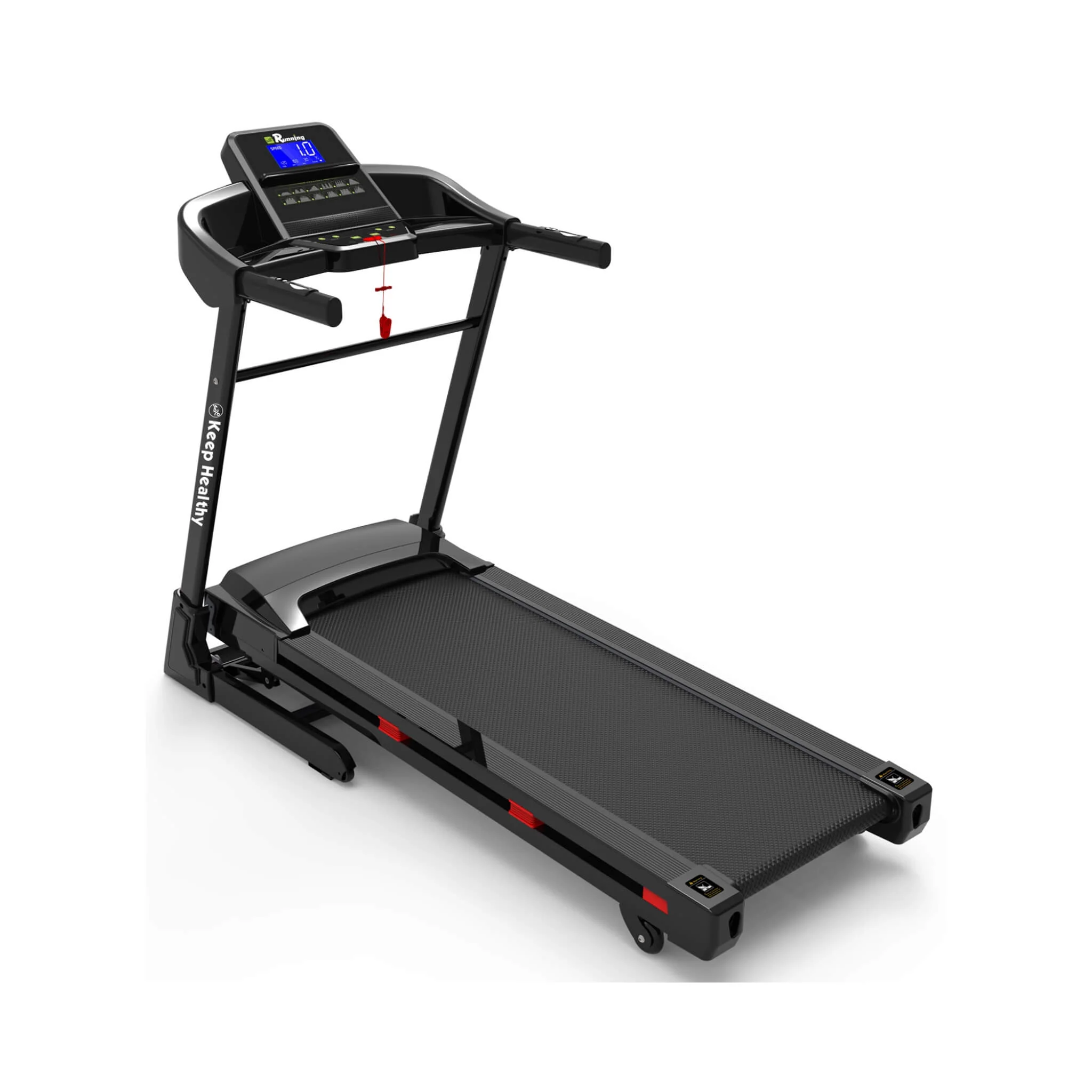 Rovix Compact 3.5HP Foldable Electric Treadmill With Bluetooth, LCD Display & 12 Pre-Set Running Programs (SAK25879) - Image 7