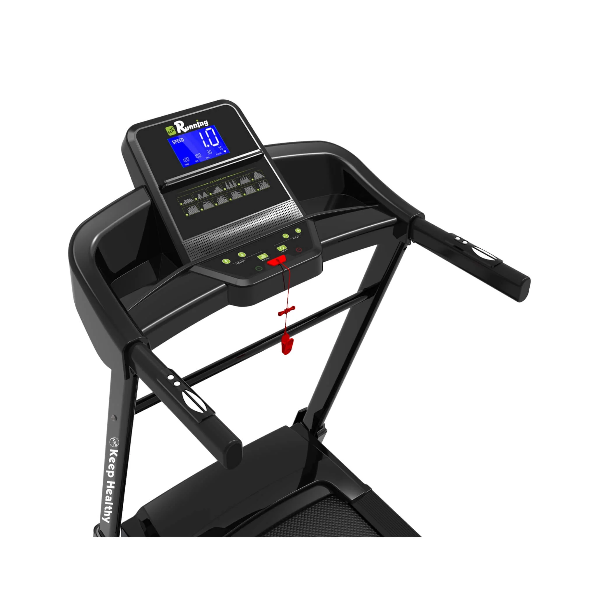 Rovix Compact 3.5HP Foldable Electric Treadmill With Bluetooth, LCD Display & 12 Pre-Set Running Programs (SAK25879) - Image 9