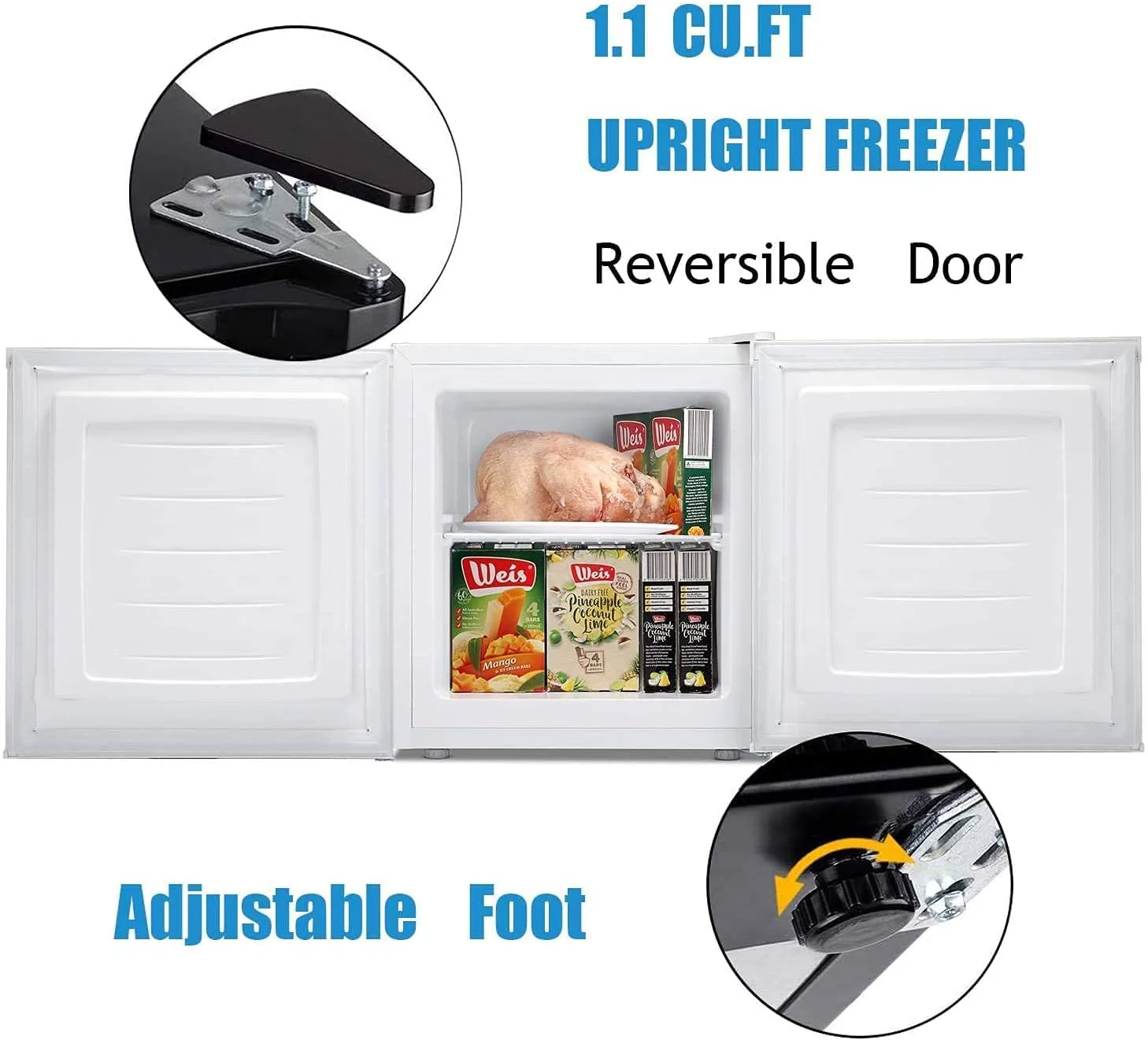 Compact Chest Upright Freezer 1.1 cu.D5840C - Image 11