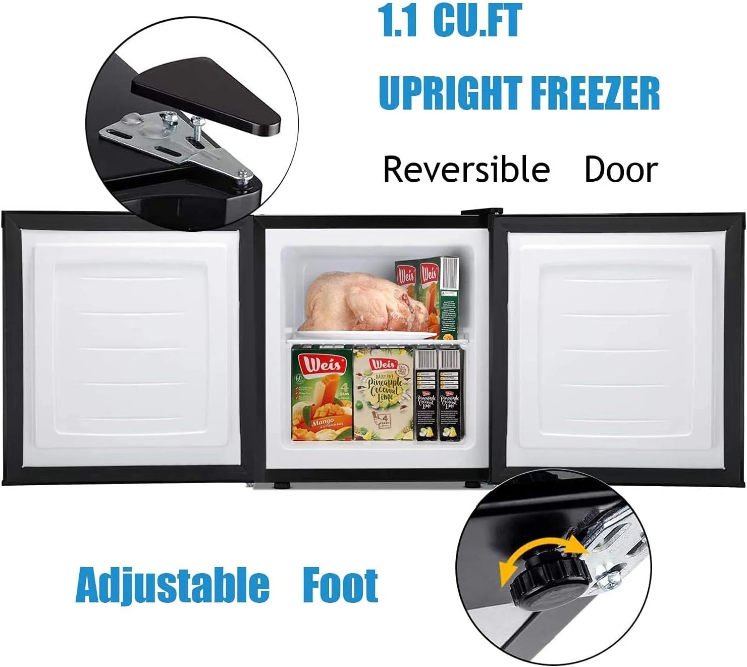 Compact Chest Upright Freezer 1.1 cu.D5840C - Image 7