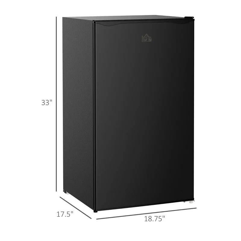 Compact Refrigerator Mini Fridge/Freezer 3.2 Cu.Ft, Black - Image 4