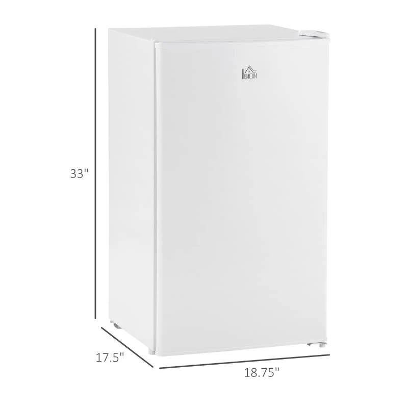 Compact Refrigerator Mini Fridge/Freezer 3.2 Cu.Ft, White - Image 4