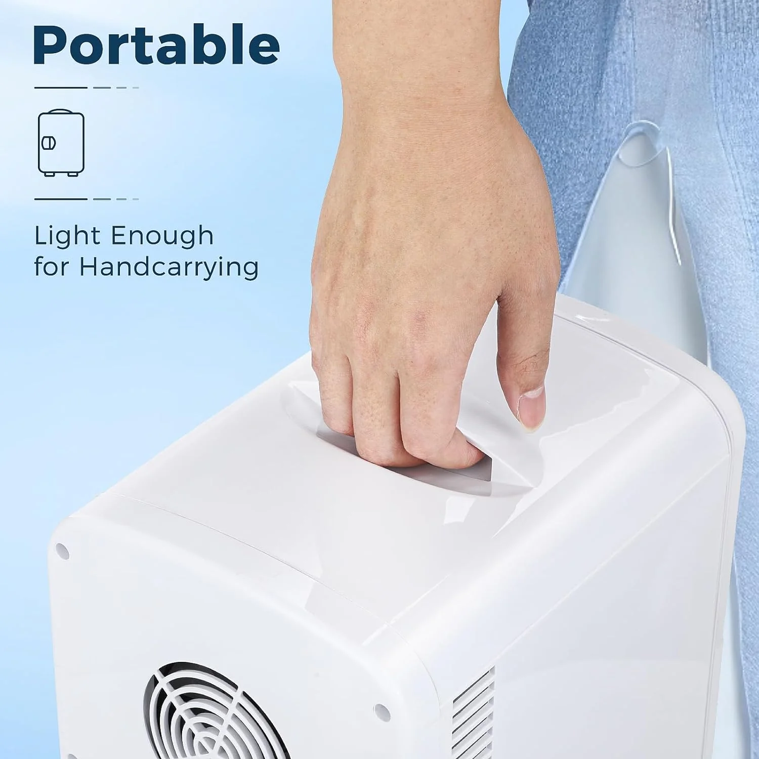 Compact Refrigerator, Portable Mini Fridge, Skin Care 4L Capacity/6 Cans F3404 - Image 14