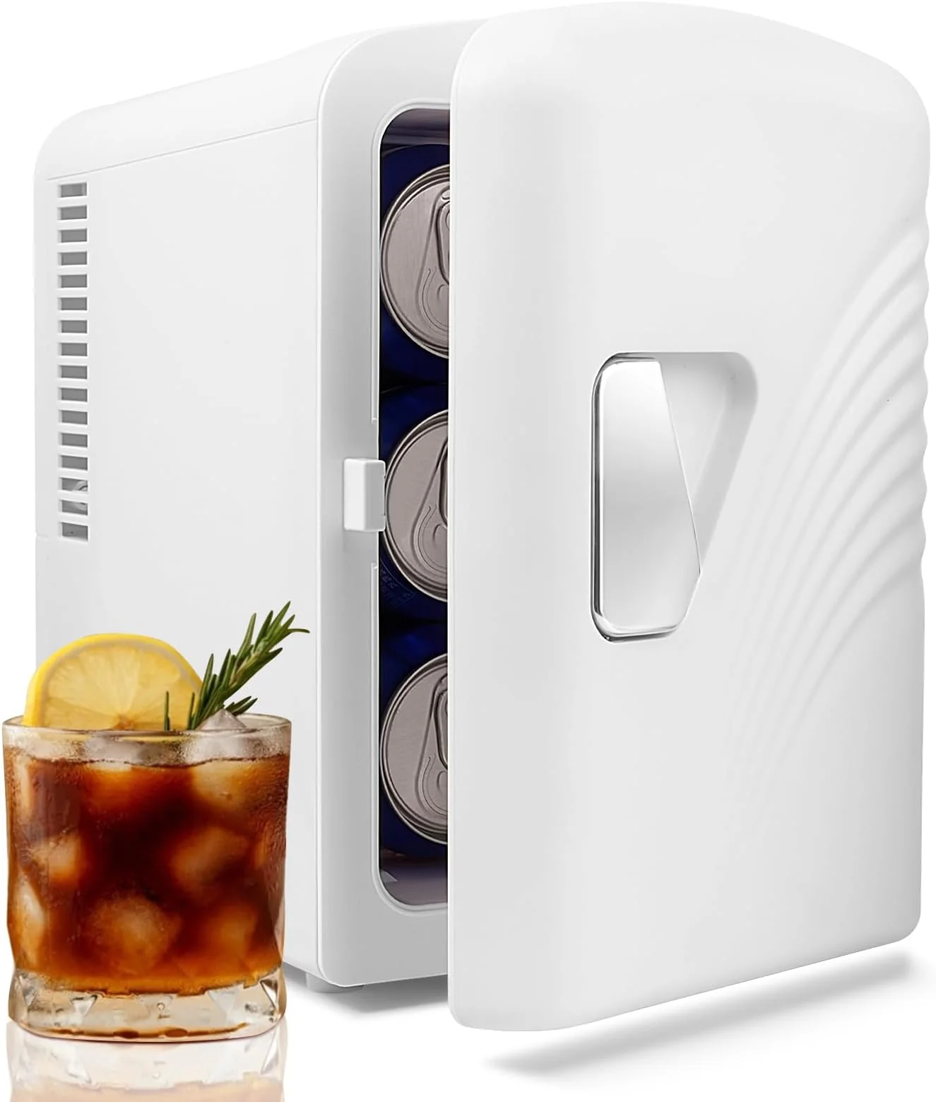Compact Refrigerator, Portable Mini Fridge, Skin Care 4L Capacity/6 Cans F3404 - Image 8