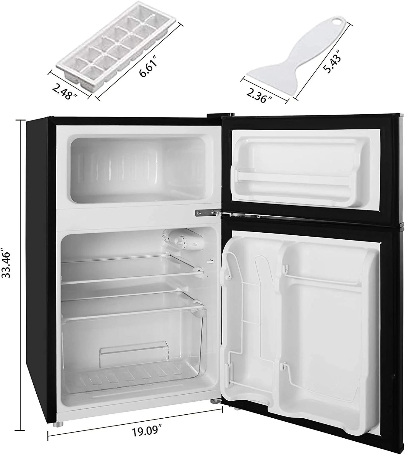 Compact Refrigerator with Freezer F6893 - Image 19