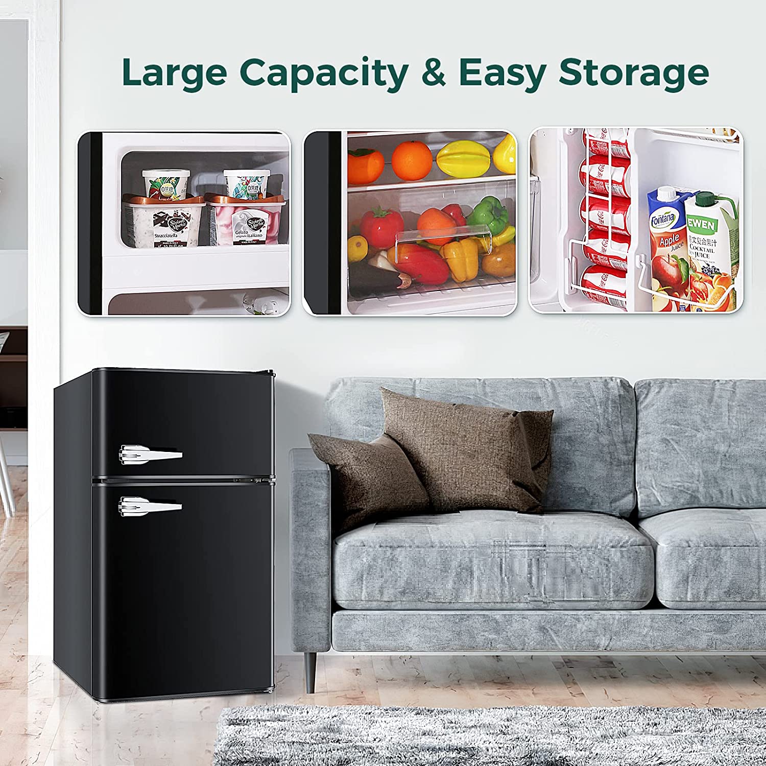 Compact Refrigerator with Freezer F6893 - Image 20