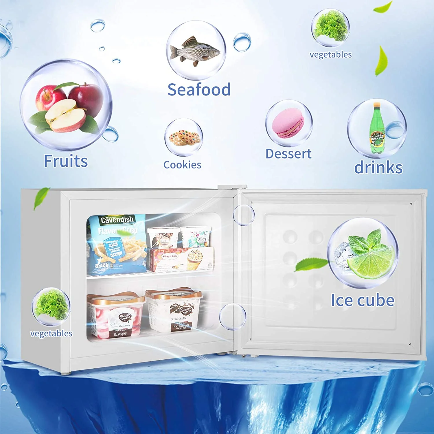 Compact Upright Freezer D6835 - Image 17