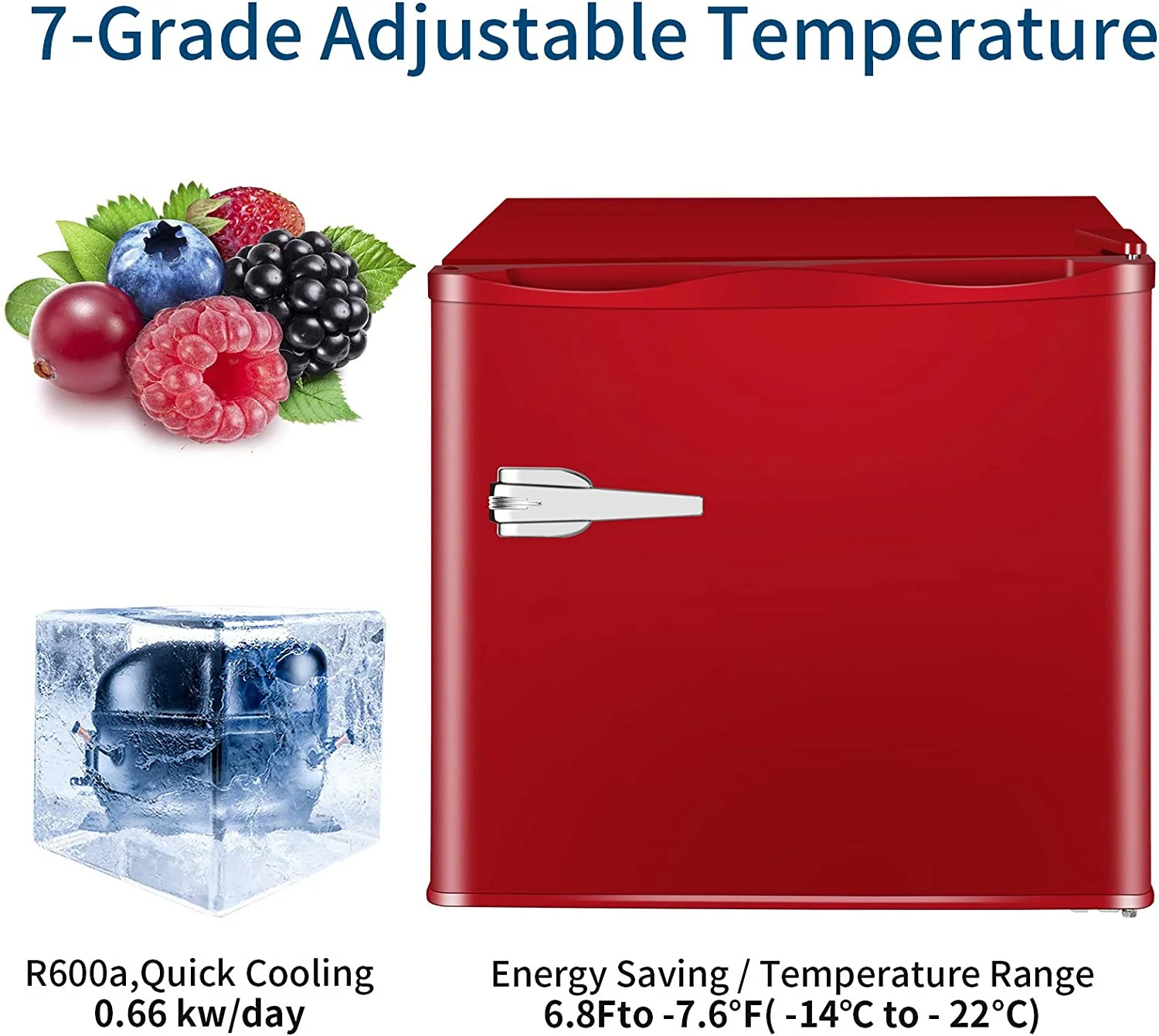 Compact Upright Freezer D6835 - Image 2