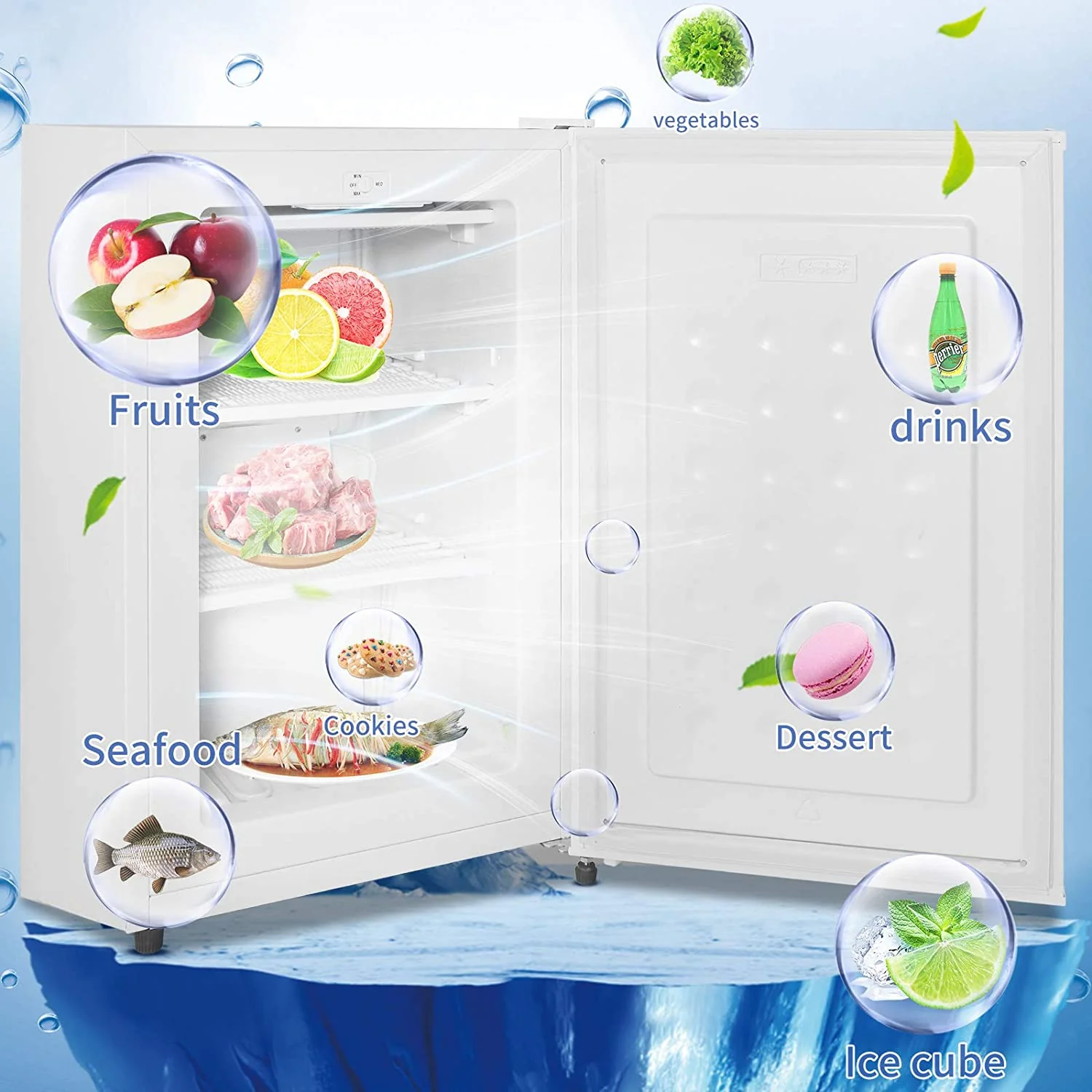 Compact Upright Freezer D6835 - Image 23