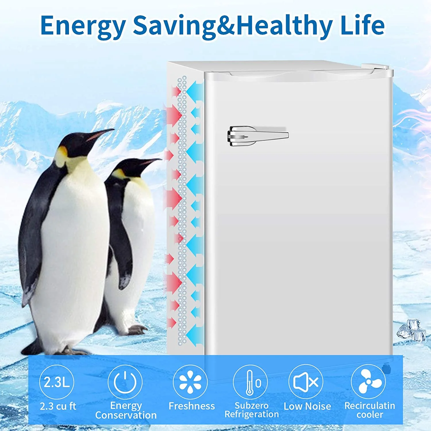 Compact Upright Freezer D6835 - Image 24