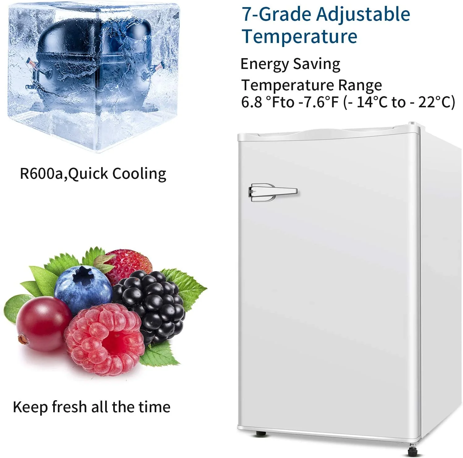 Compact Upright Freezer D6835 - Image 25