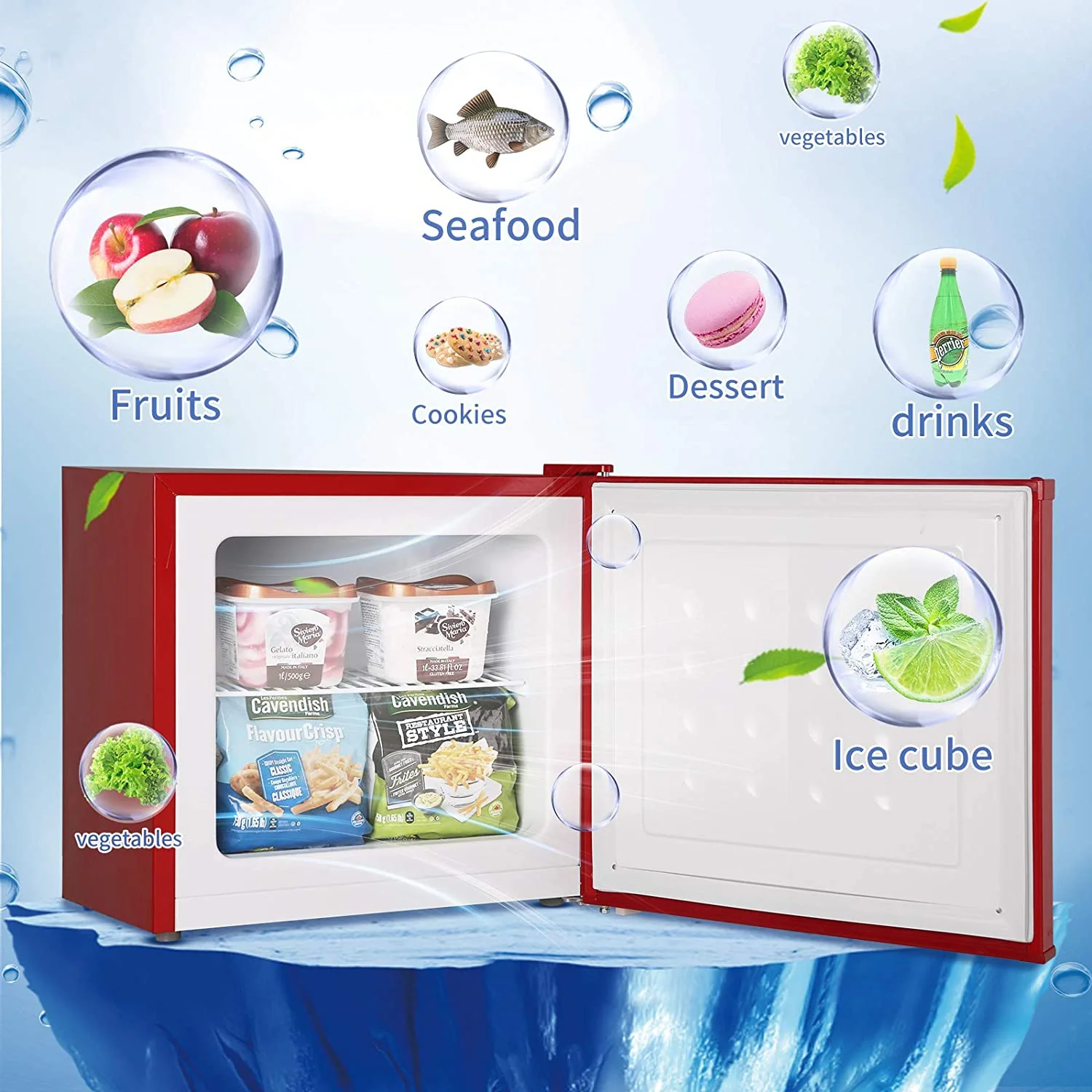 Compact Upright Freezer D6835 - Image 3