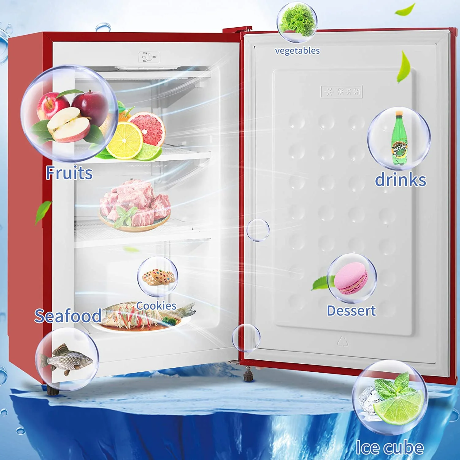 Compact Upright Freezer D6835 - Image 30