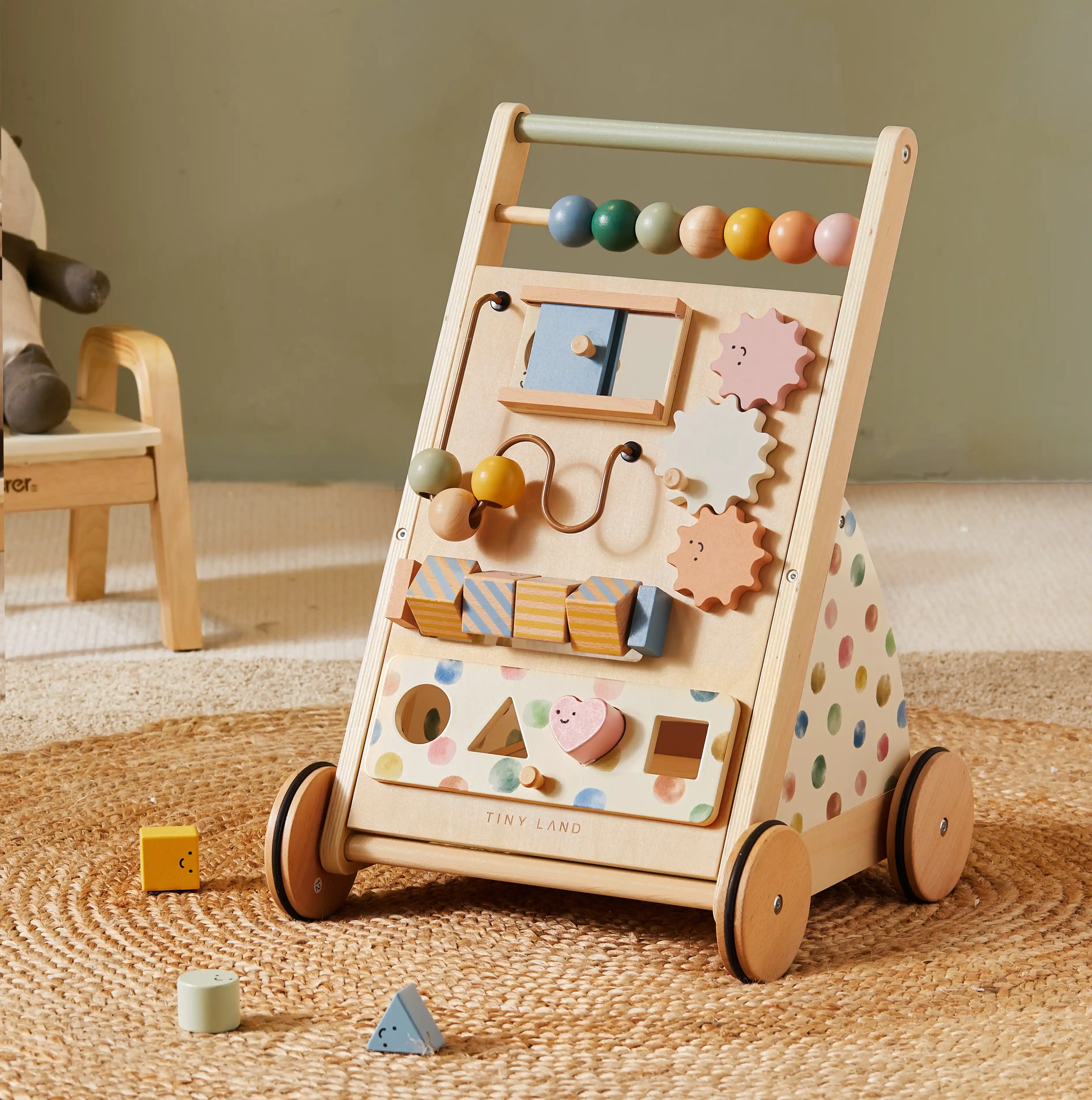 Complete Development Playset — Baby Walker + Activity Cube - Image 2