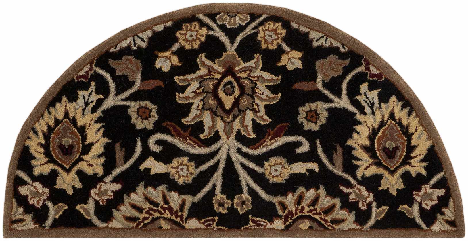 Conesus 1053 Hand Tufted Black Wool Rug - Image 11