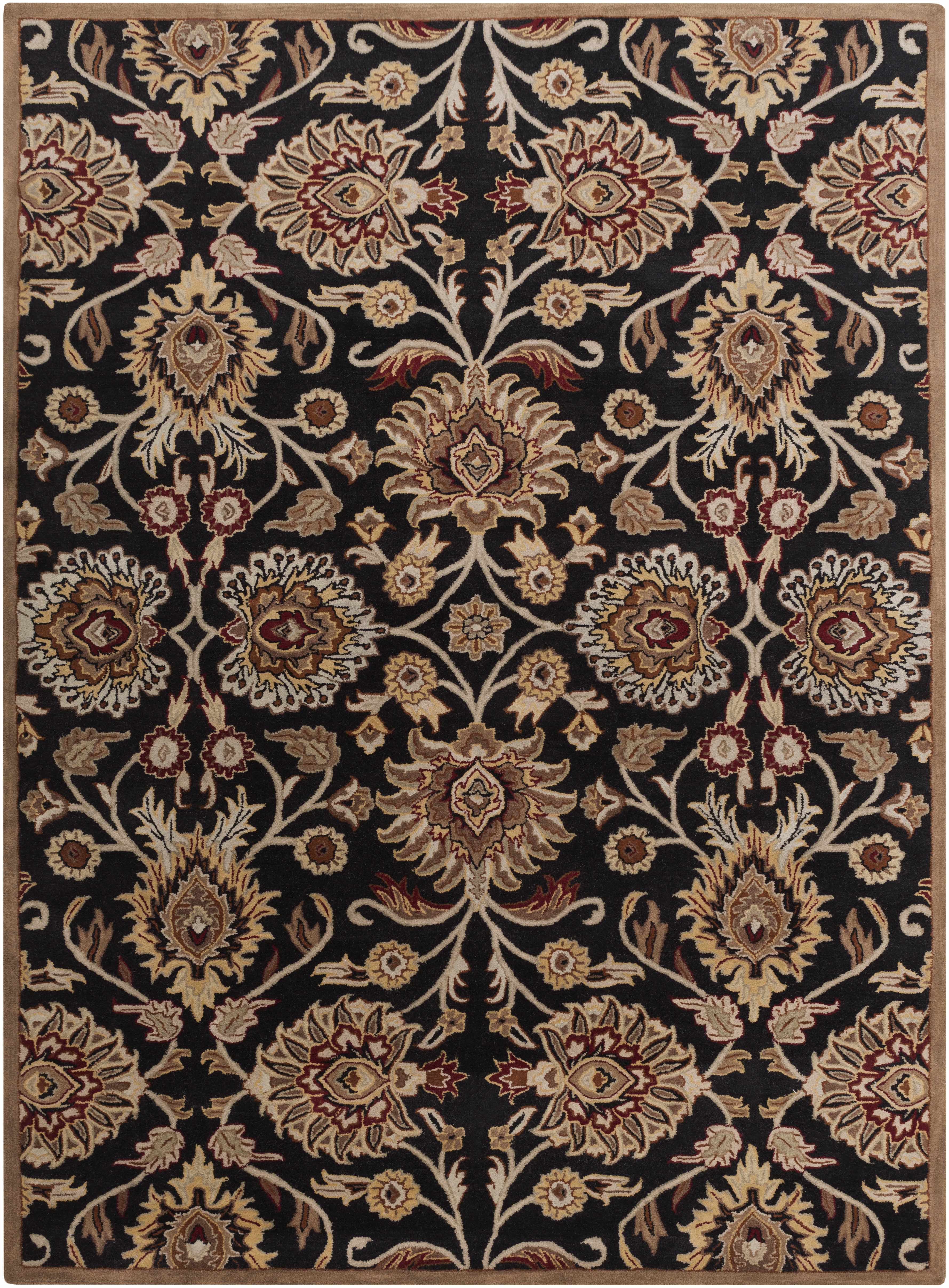 Conesus 1053 Hand Tufted Black Wool Rug - Image 14