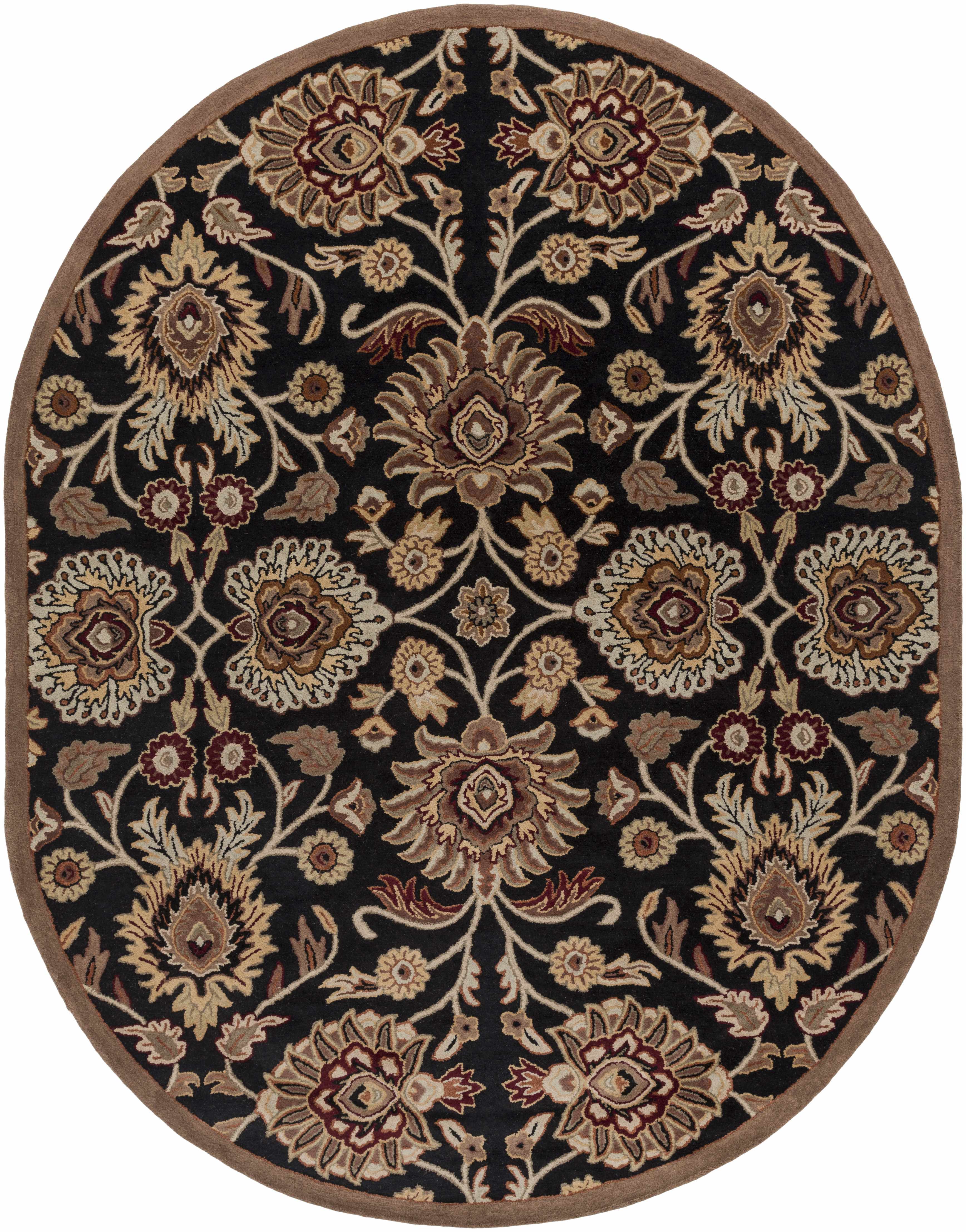 Conesus 1053 Hand Tufted Black Wool Rug - Image 17