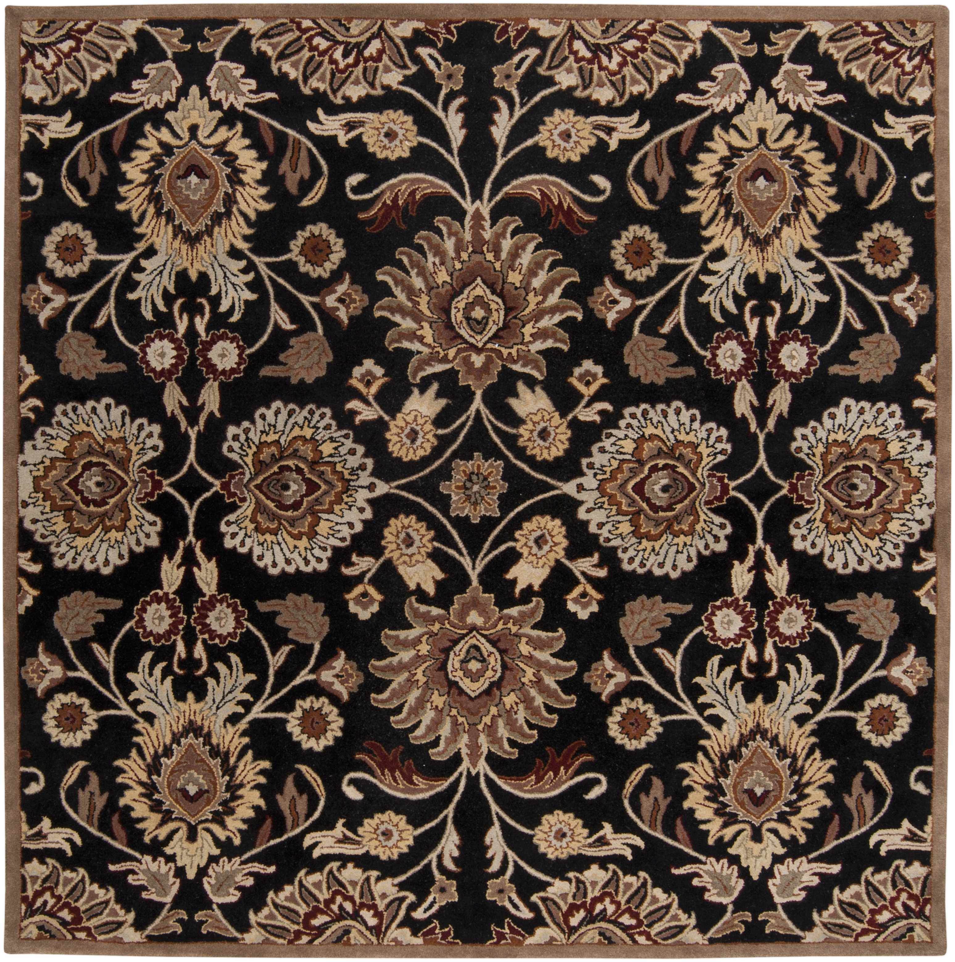 Conesus 1053 Hand Tufted Black Wool Rug - Image 8
