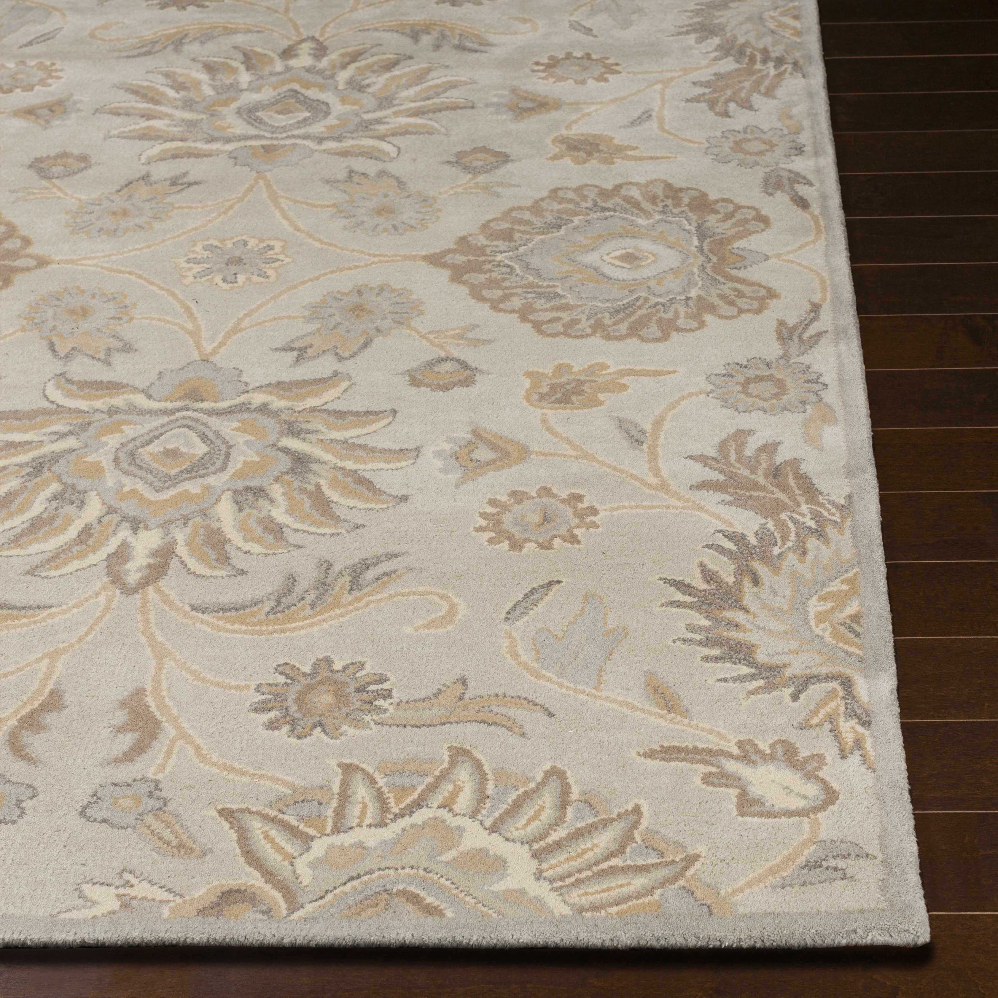 Conesus 1192 Hand Tufted Ivory&Taupe Wool Rug - Image 5