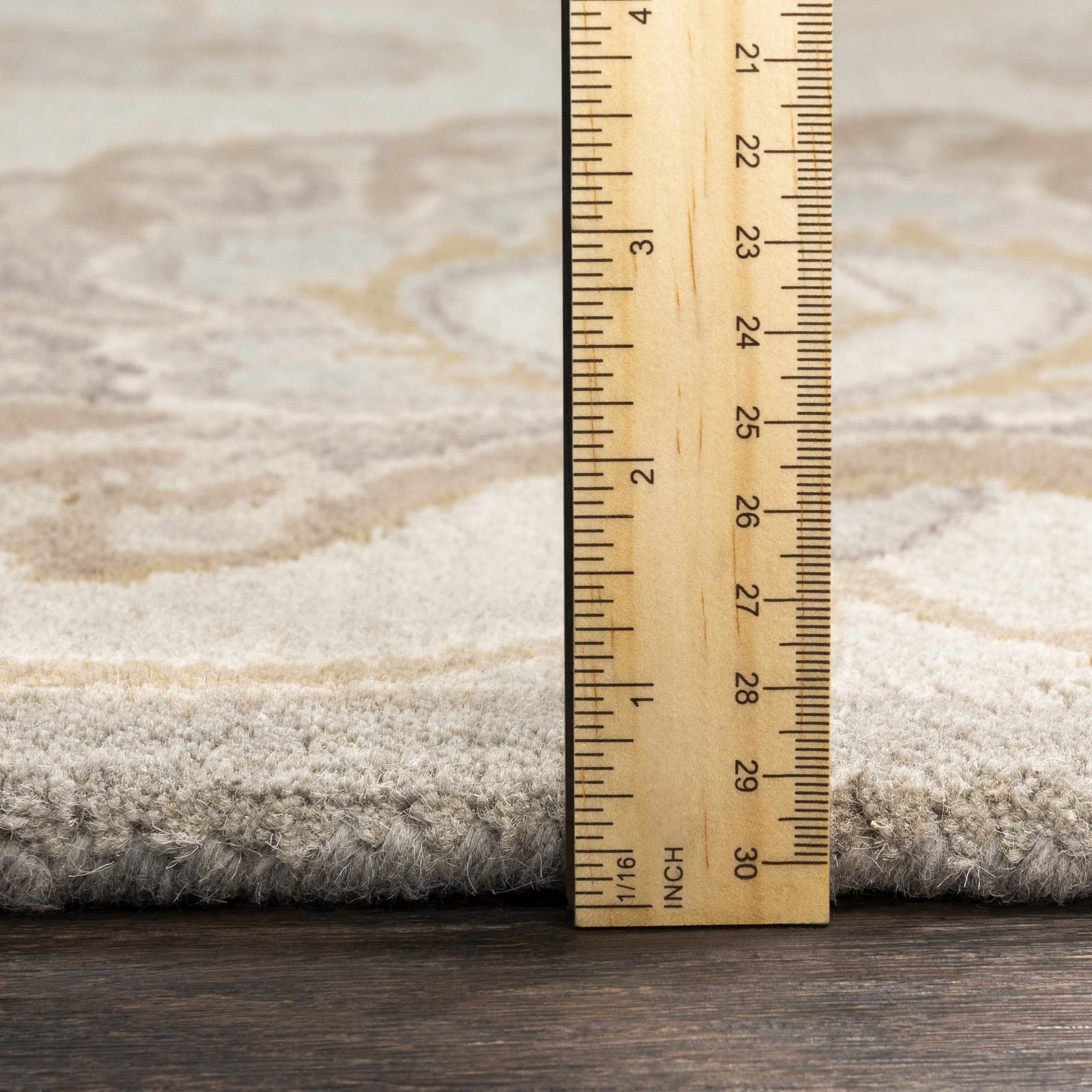 Conesus 1192 Hand Tufted Ivory&Taupe Wool Rug - Image 9