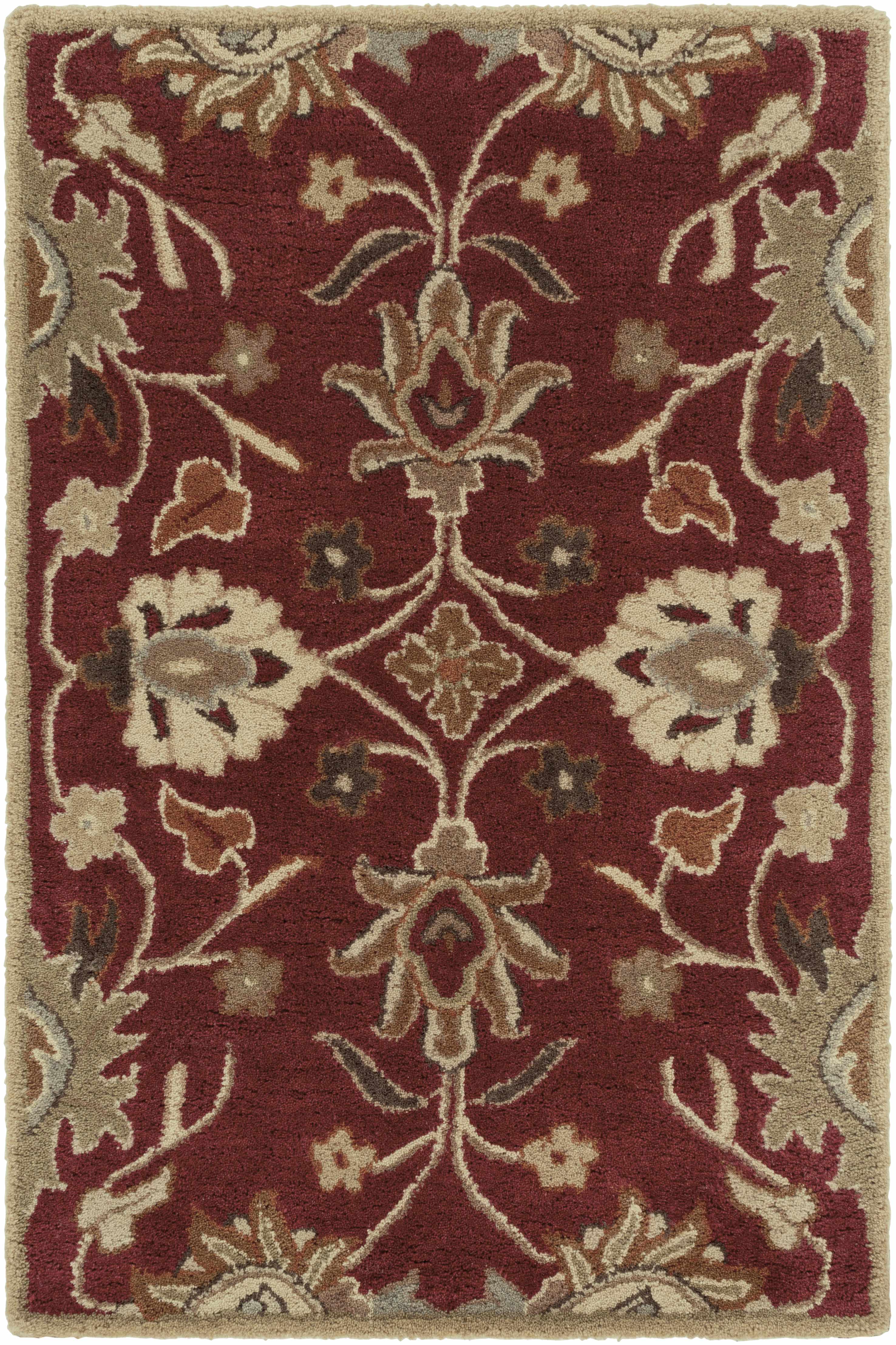 Conesus Red 1061 Hand Tufted Wool Rug - Image 12