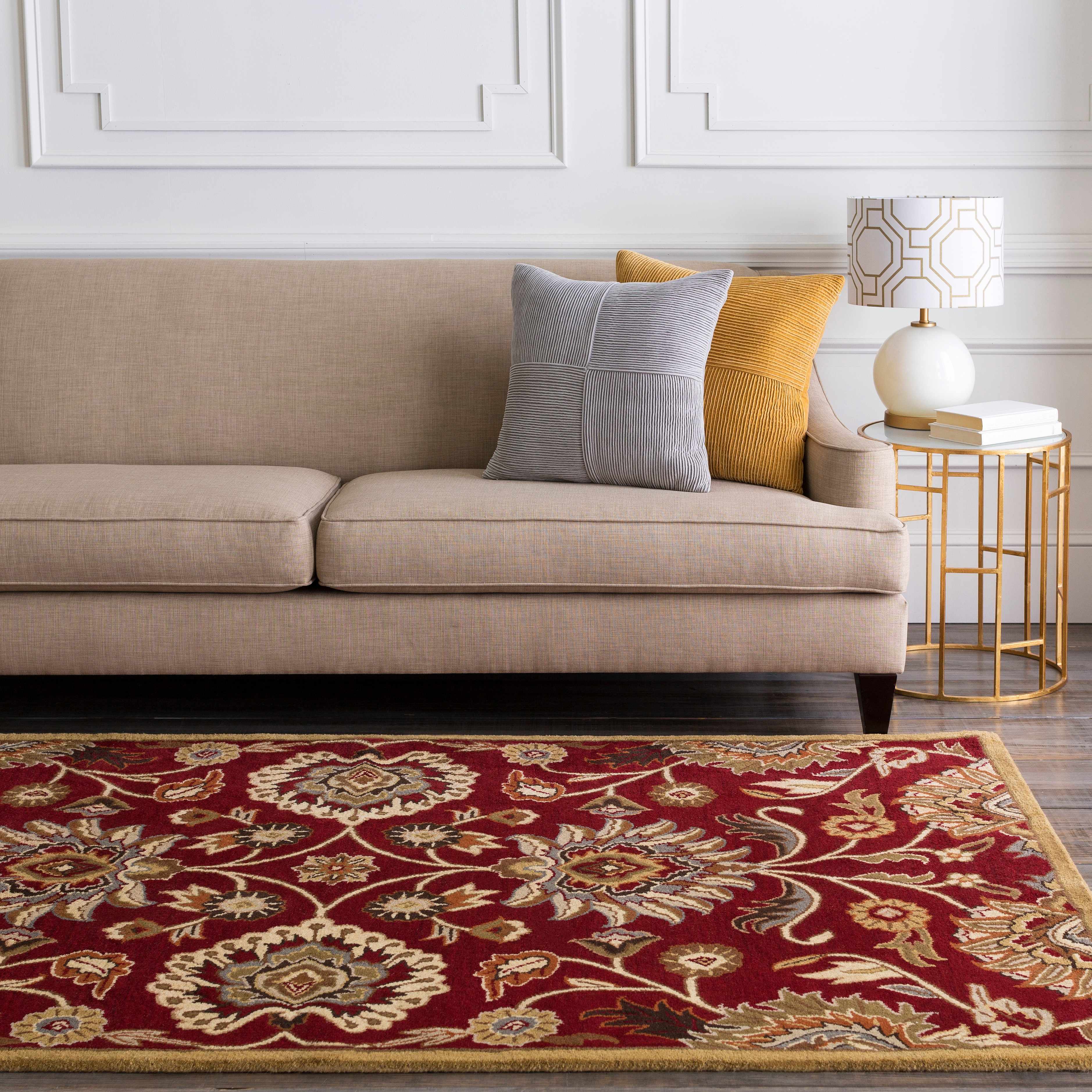 Conesus Red 1061 Hand Tufted Wool Rug - Image 2