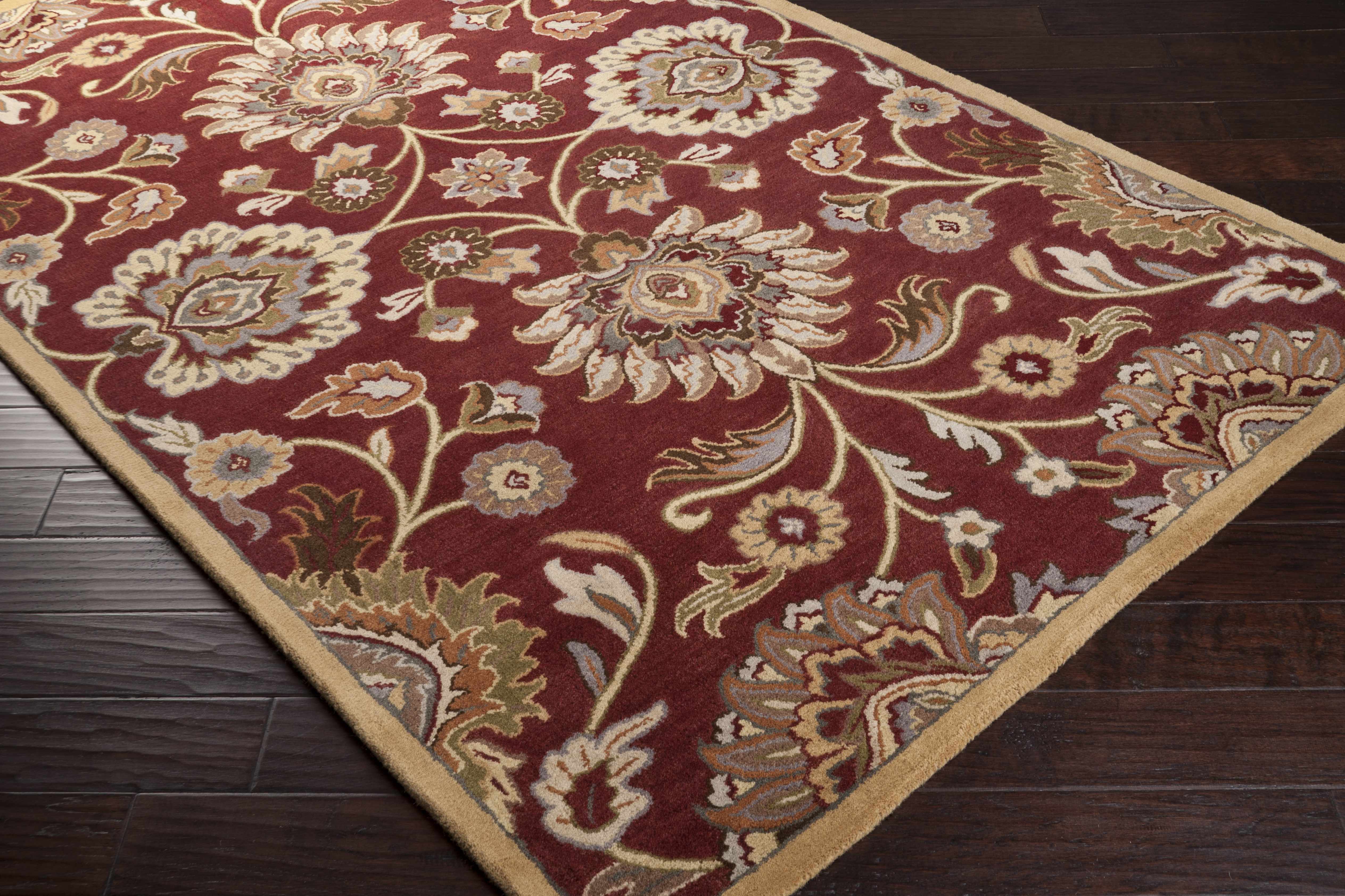 Conesus Red 1061 Hand Tufted Wool Rug - Image 4
