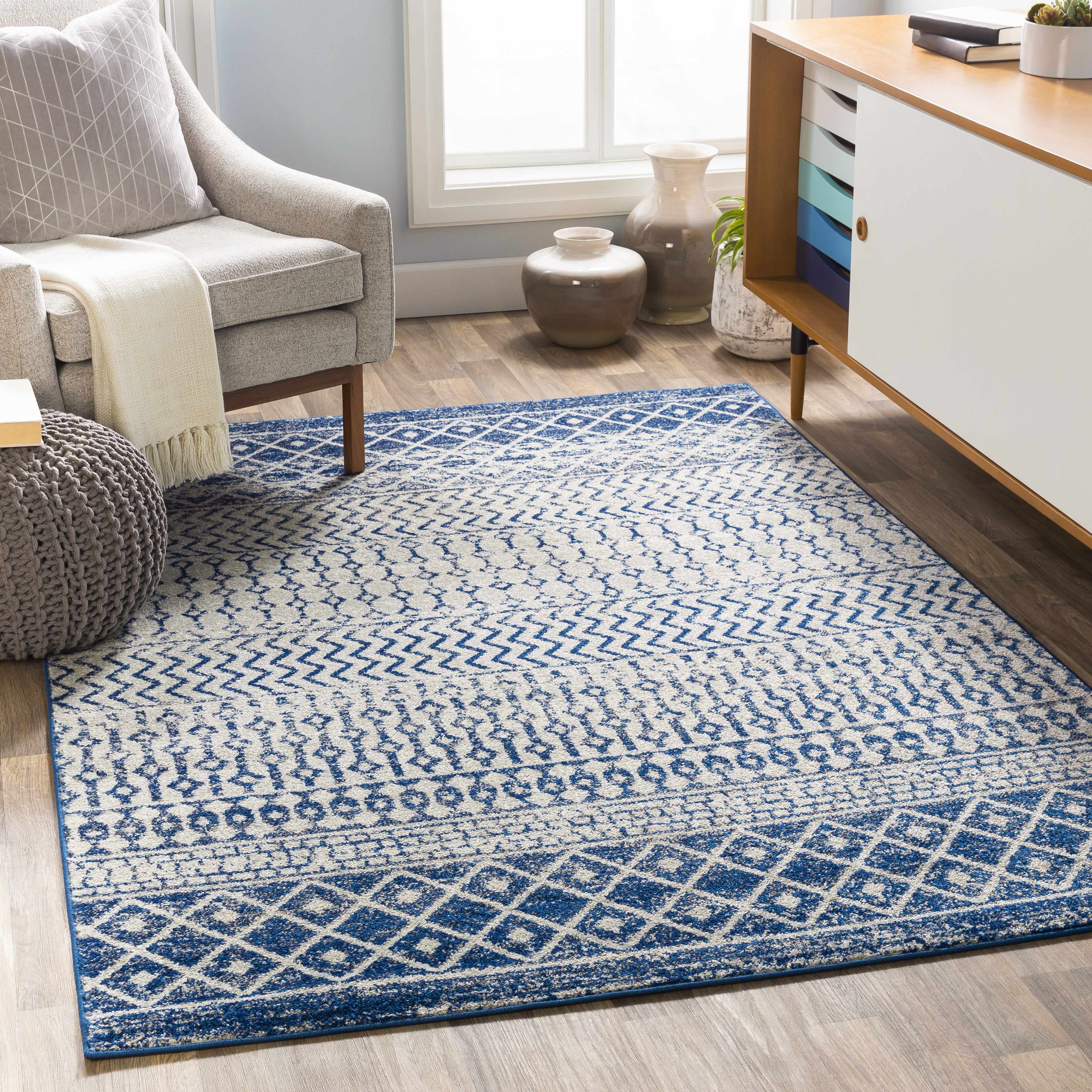Constantin Blue Area Rug - Clearance - Image 2
