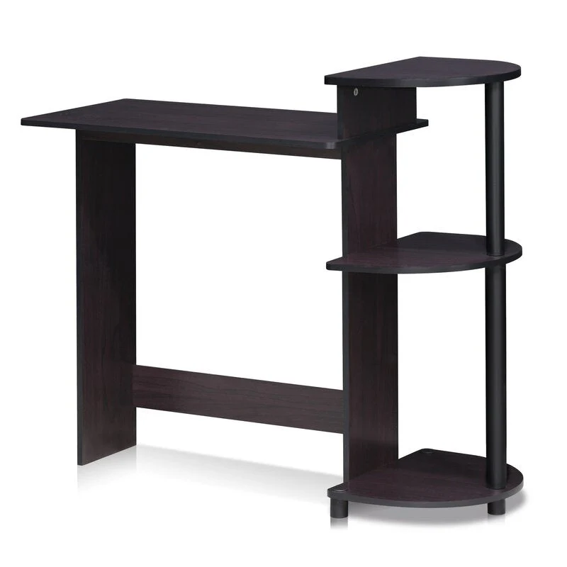 Contemporary Home Office Computer Desk in Black Finish - Image 2