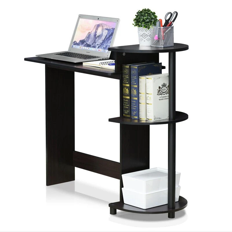 Contemporary Home Office Computer Desk in Black Finish - Image 3
