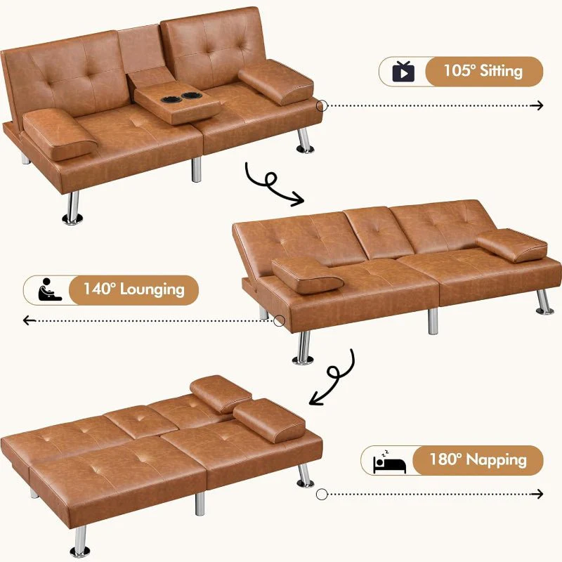 Convertible Sleeper Sofa – Adjustable Couch for Comfort & Versatility - Image 4