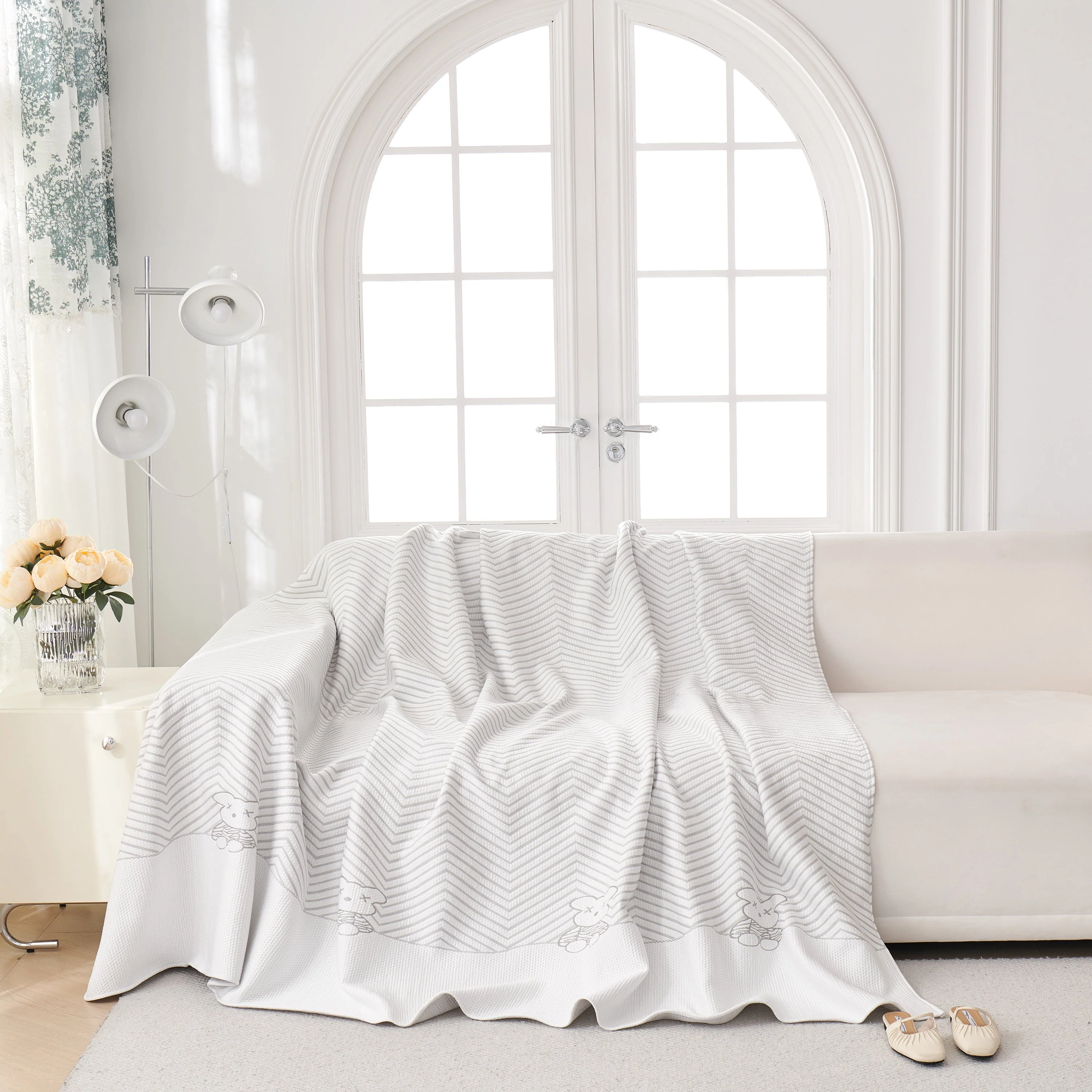 Cool Summer Blanket for Couches Soft Comfy Lightweight Cooling Sofa Blankets Cover - Image 23