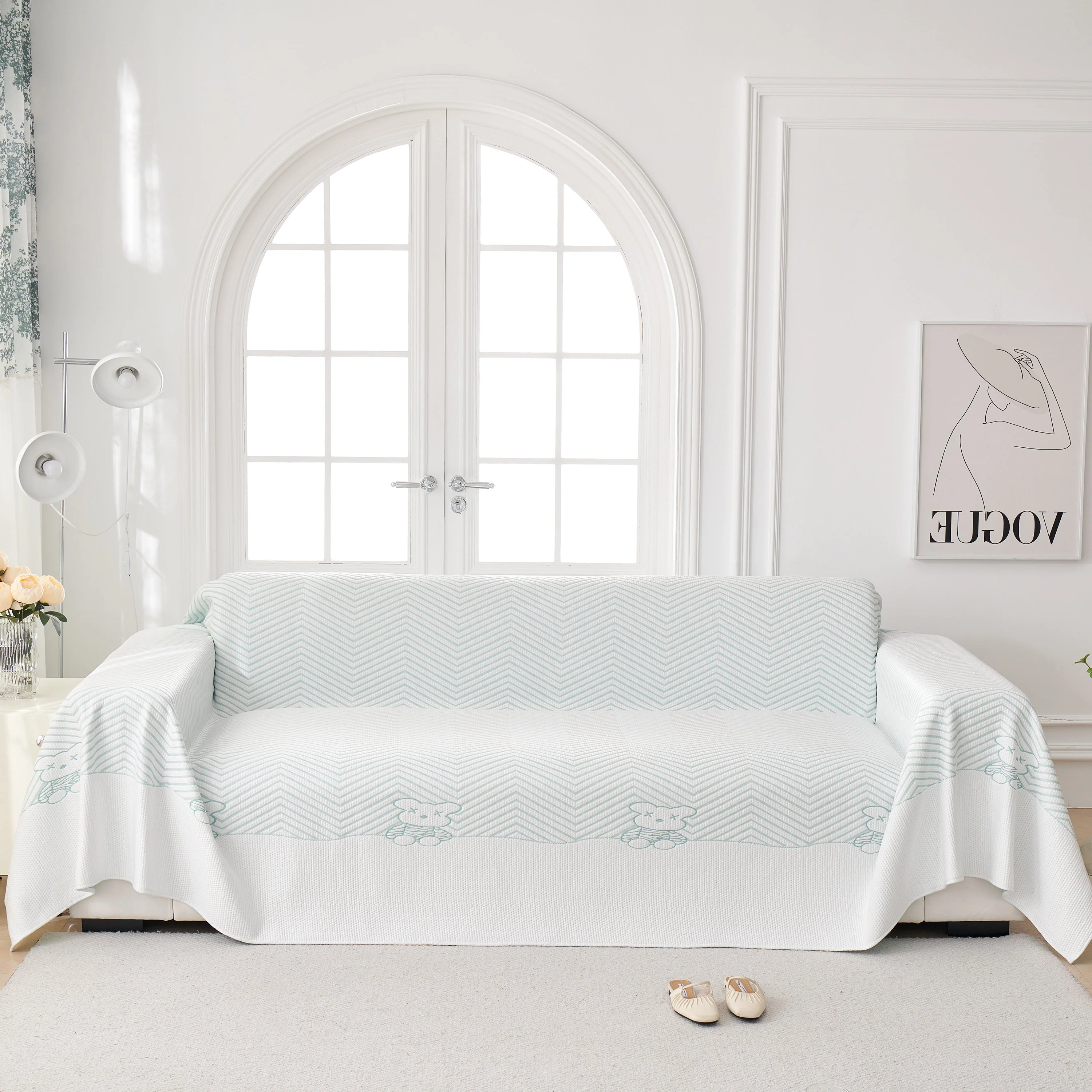 Cool Summer Blanket for Couches Soft Comfy Lightweight Cooling Sofa Blankets Cover - Image 24