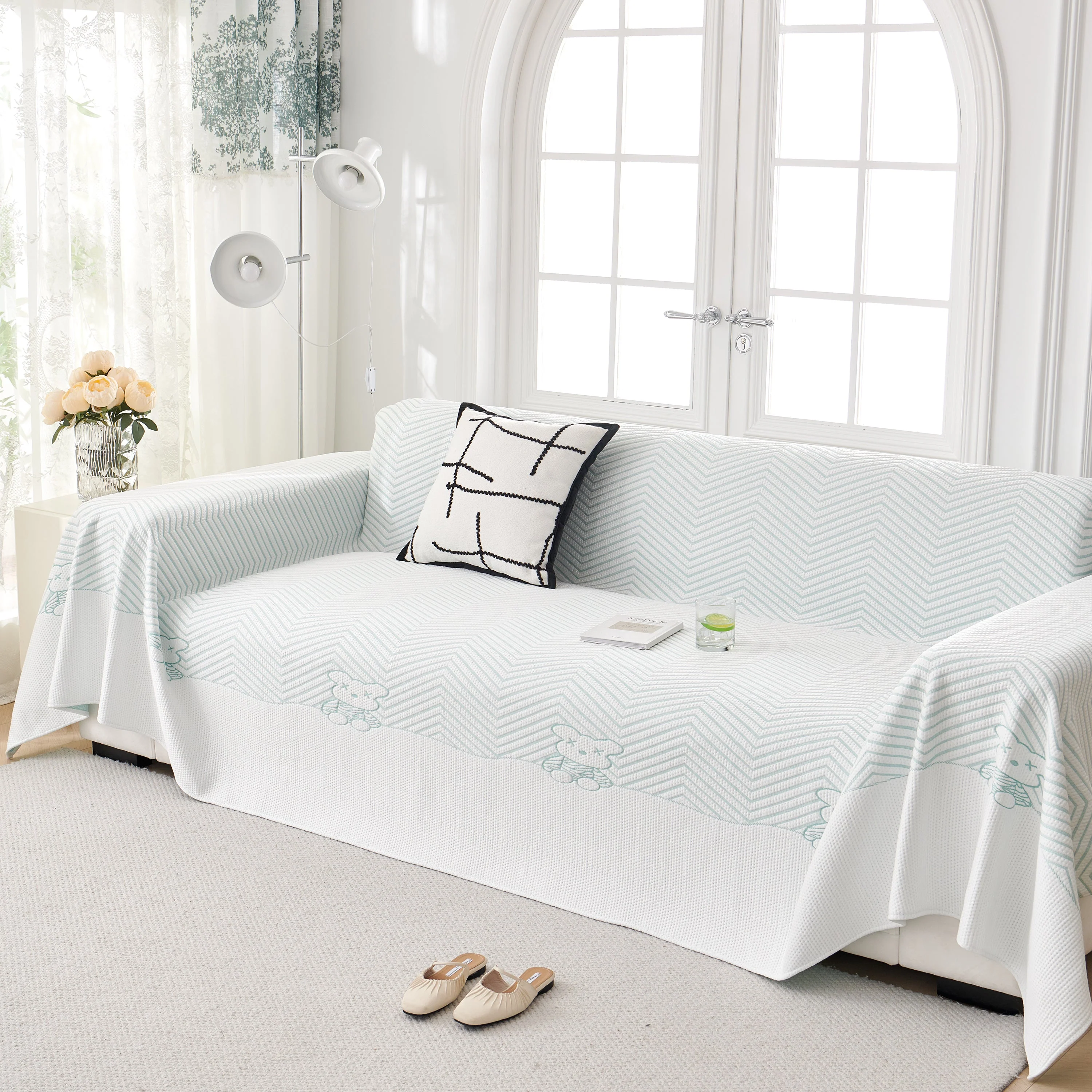 Cool Summer Blanket for Couches Soft Comfy Lightweight Cooling Sofa Blankets Cover - Image 25