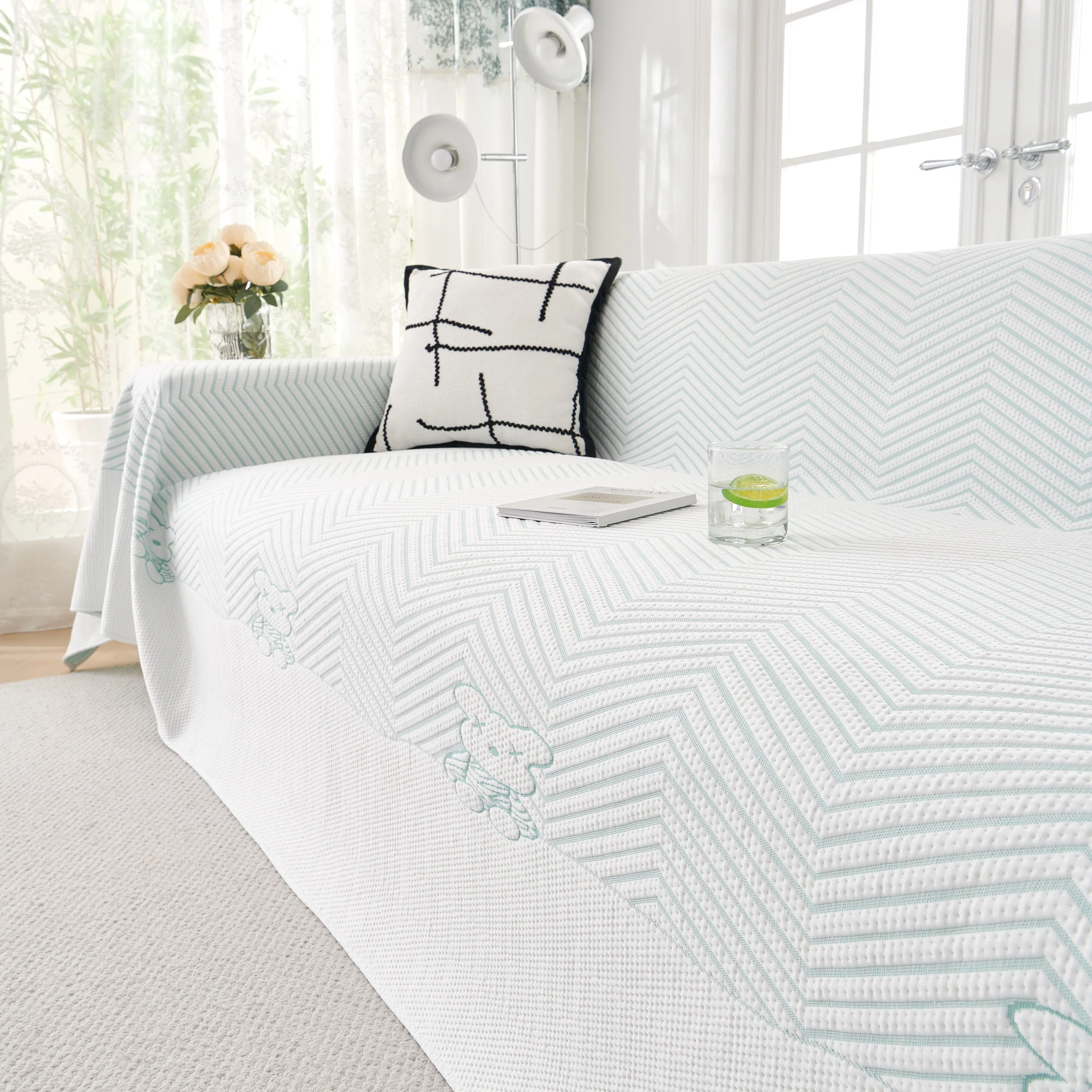 Cool Summer Blanket for Couches Soft Comfy Lightweight Cooling Sofa Blankets Cover - Image 27