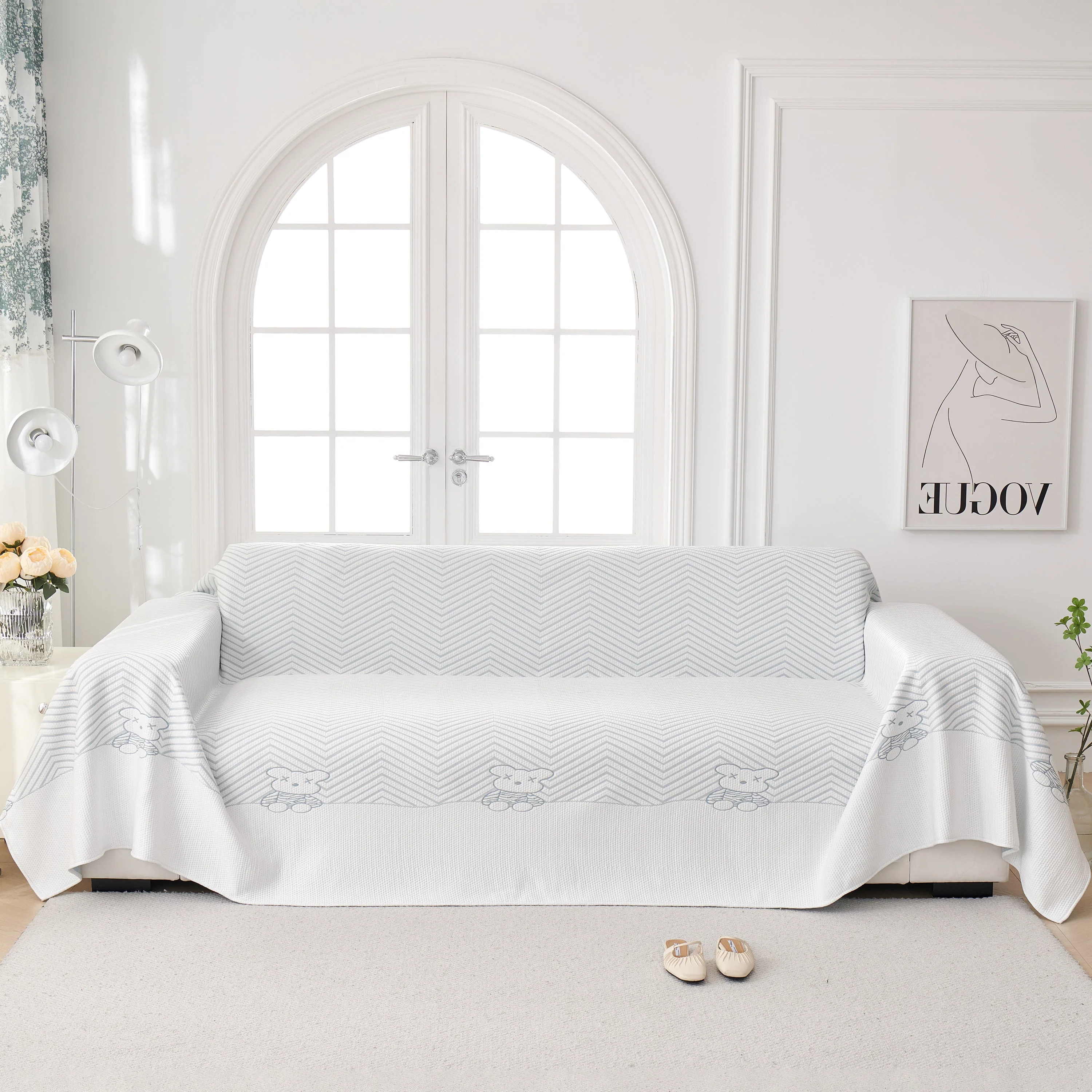 Cool Summer Blanket for Couches Soft Comfy Lightweight Cooling Sofa Blankets Cover - Image 46