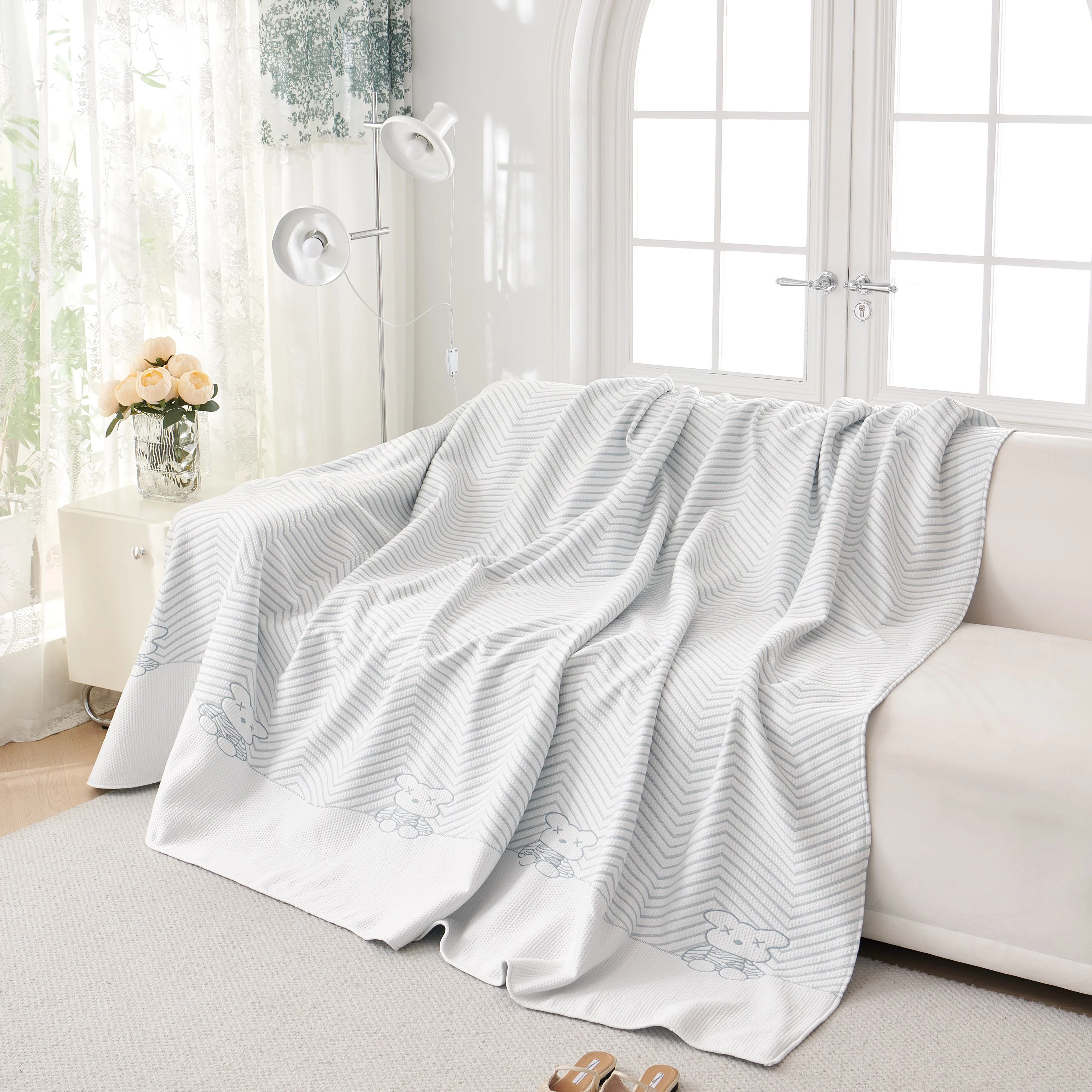 Cool Summer Blanket for Couches Soft Comfy Lightweight Cooling Sofa Blankets Cover - Image 57