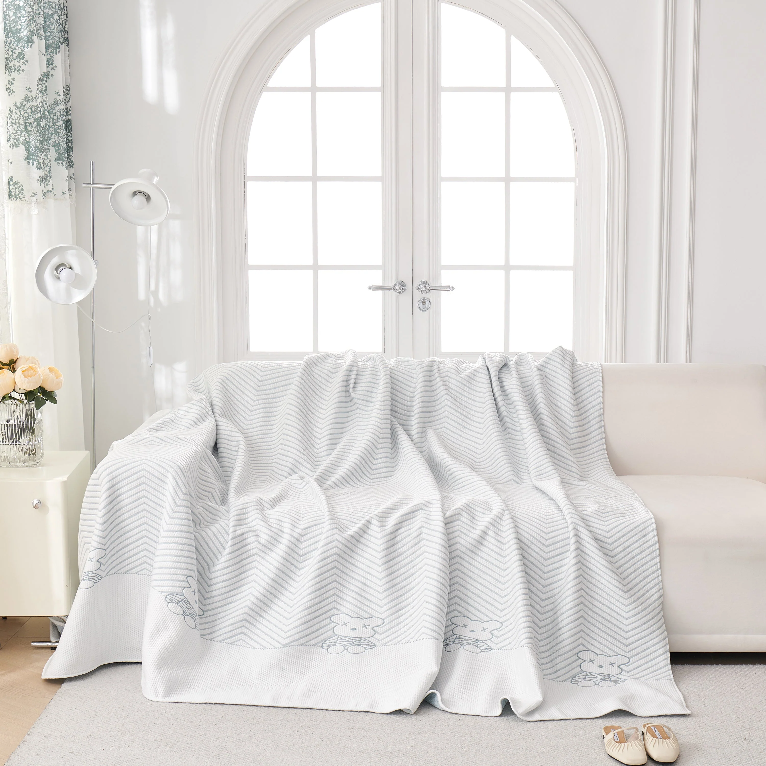 Cool Summer Blanket for Couches Soft Comfy Lightweight Cooling Sofa Blankets Cover - Image 58
