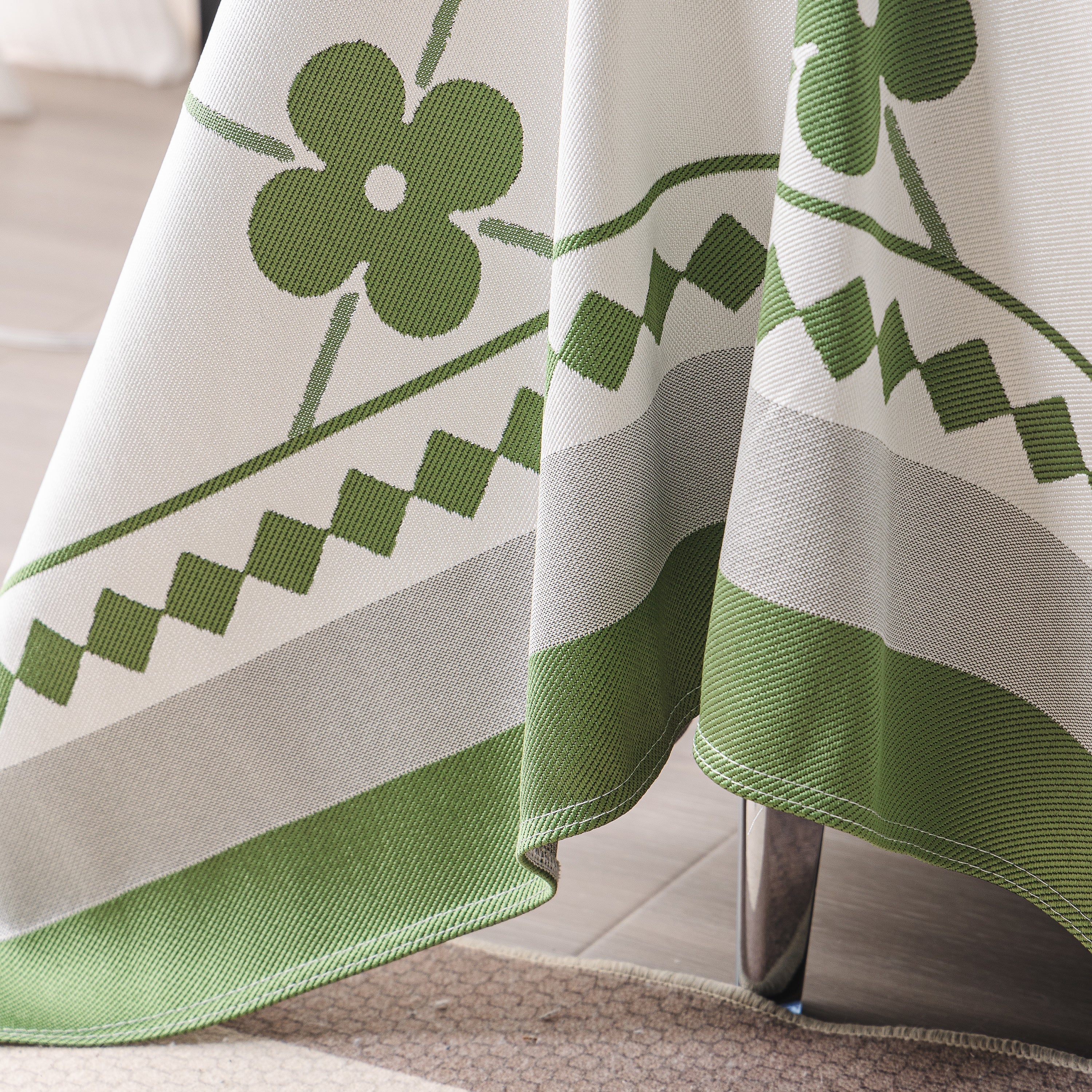 Cooling Four-Leaf Clover Hope Faith Love Luck Summer Comfy Ice Silk Furniture Throw Covers for Sofas - Image 6